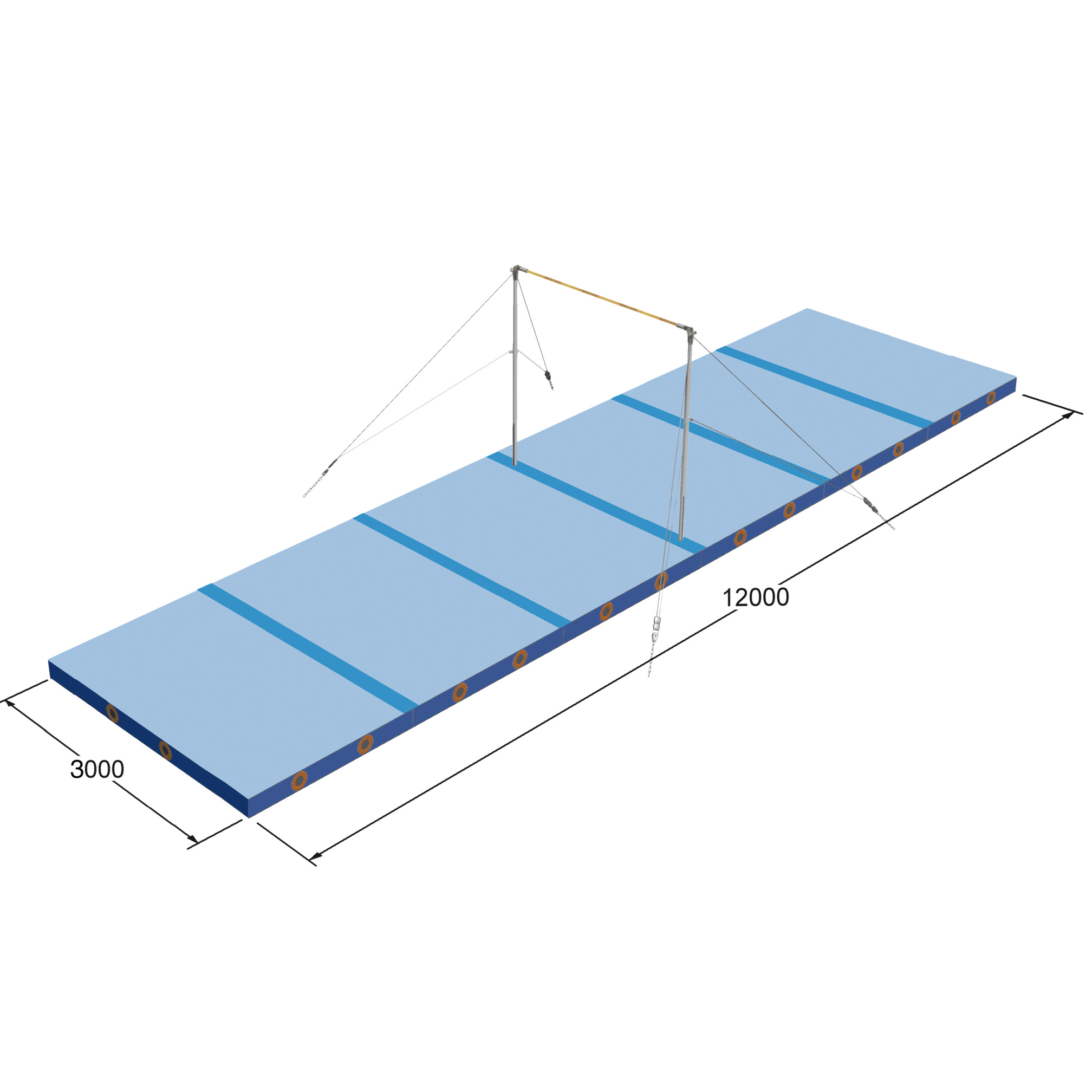 Mats set "Moscow" Horizontal Bar