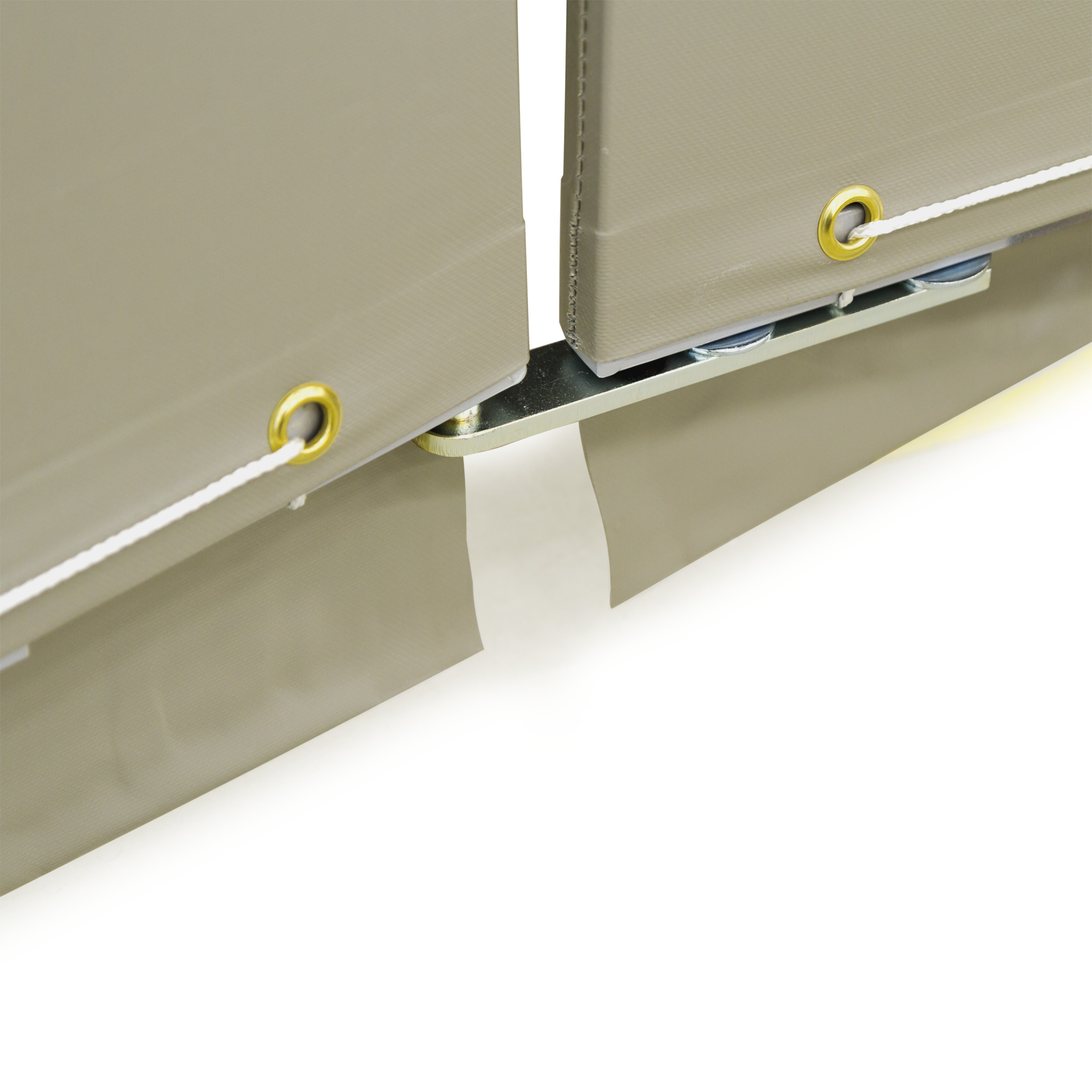 Mobile double-sided partition trolley