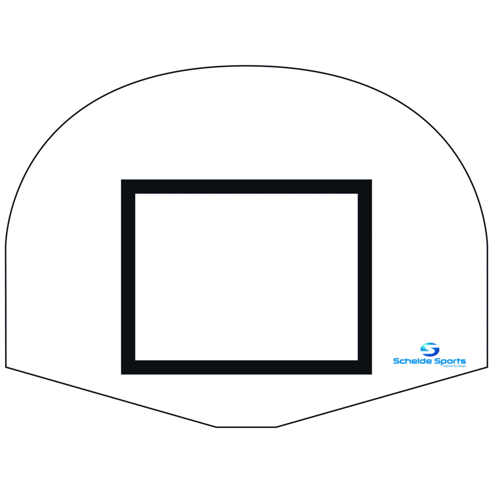 Basketball-Zielbrett 120x90 Street 