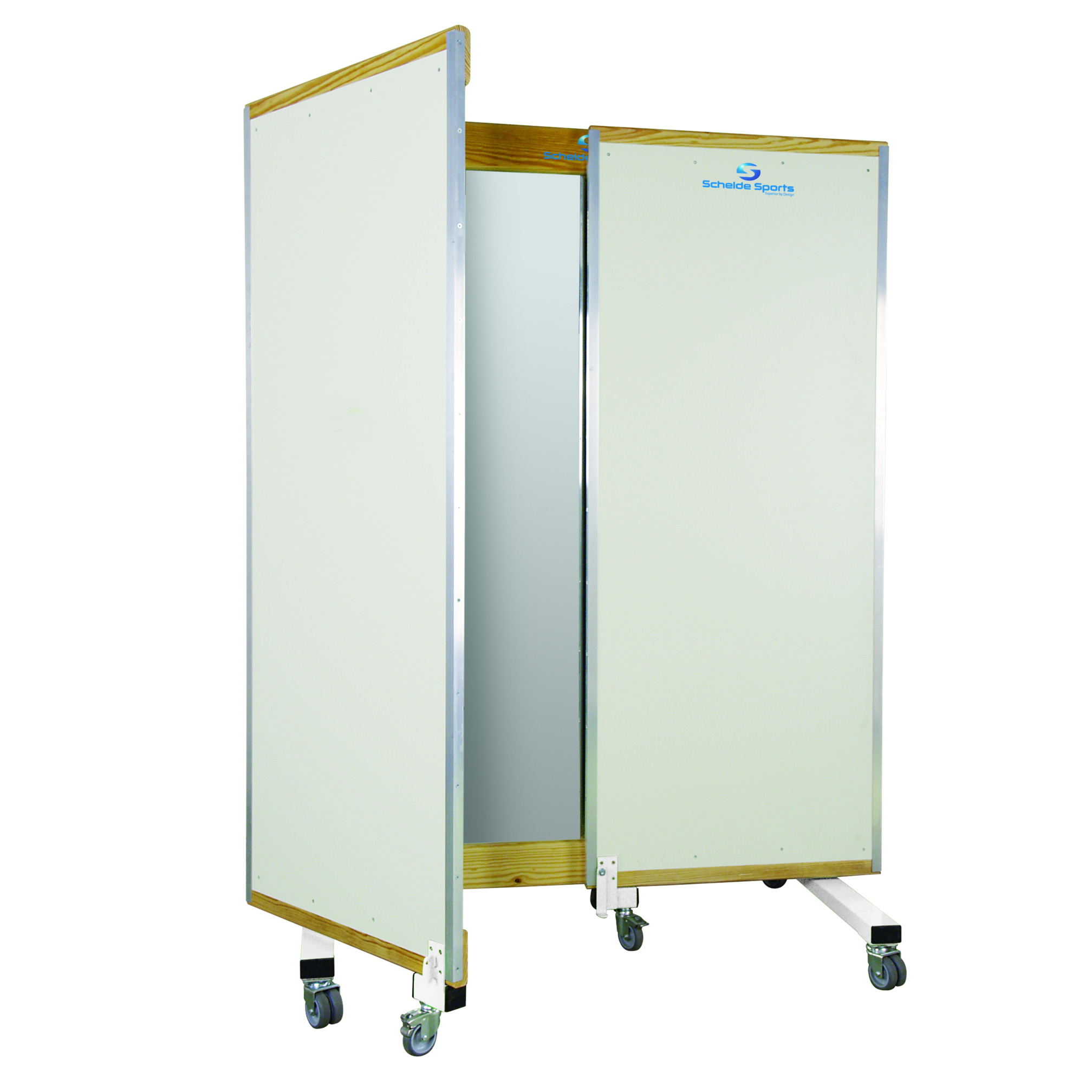 Rollbare 3-Teilige Spiegelwand 