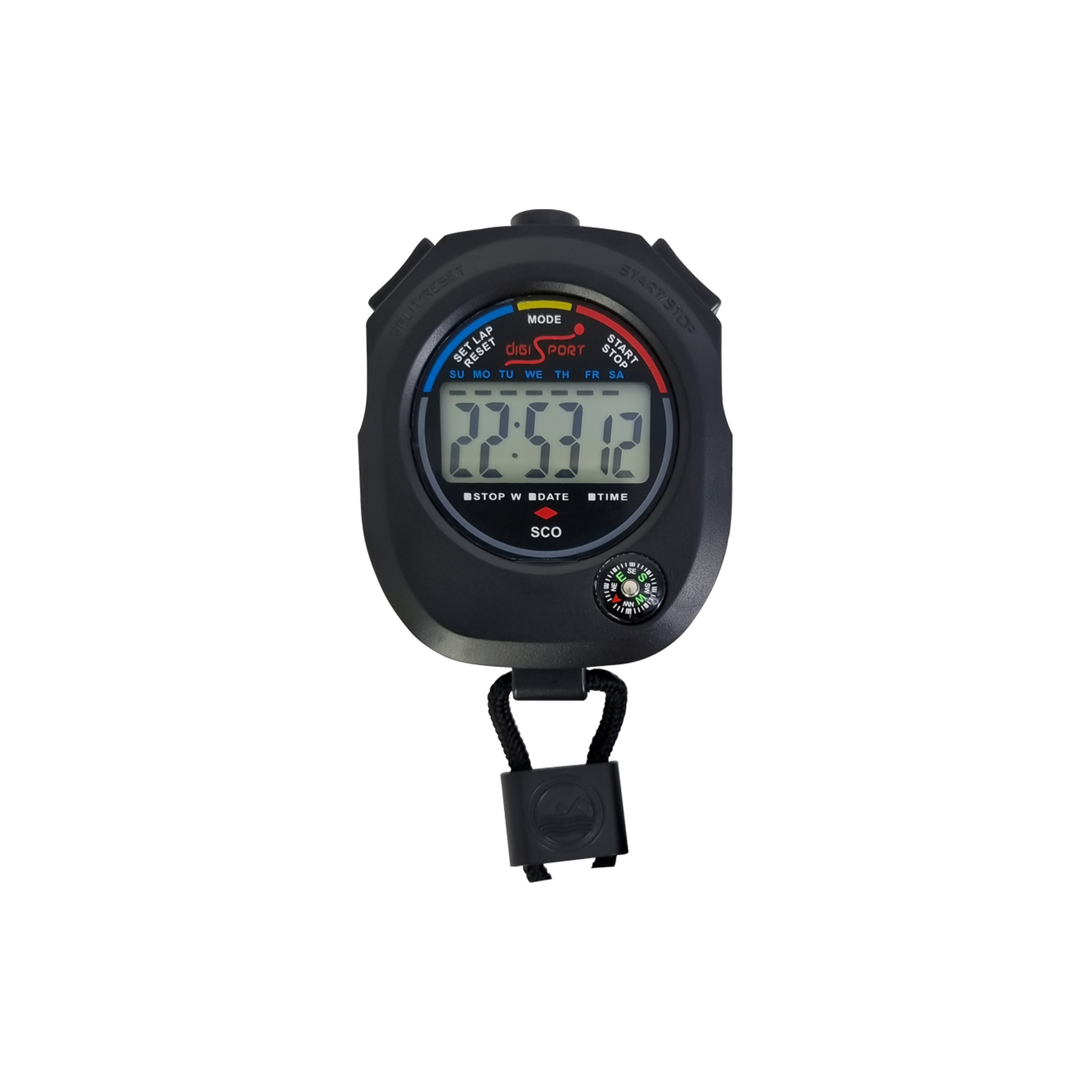 Schwarze Stopwatch