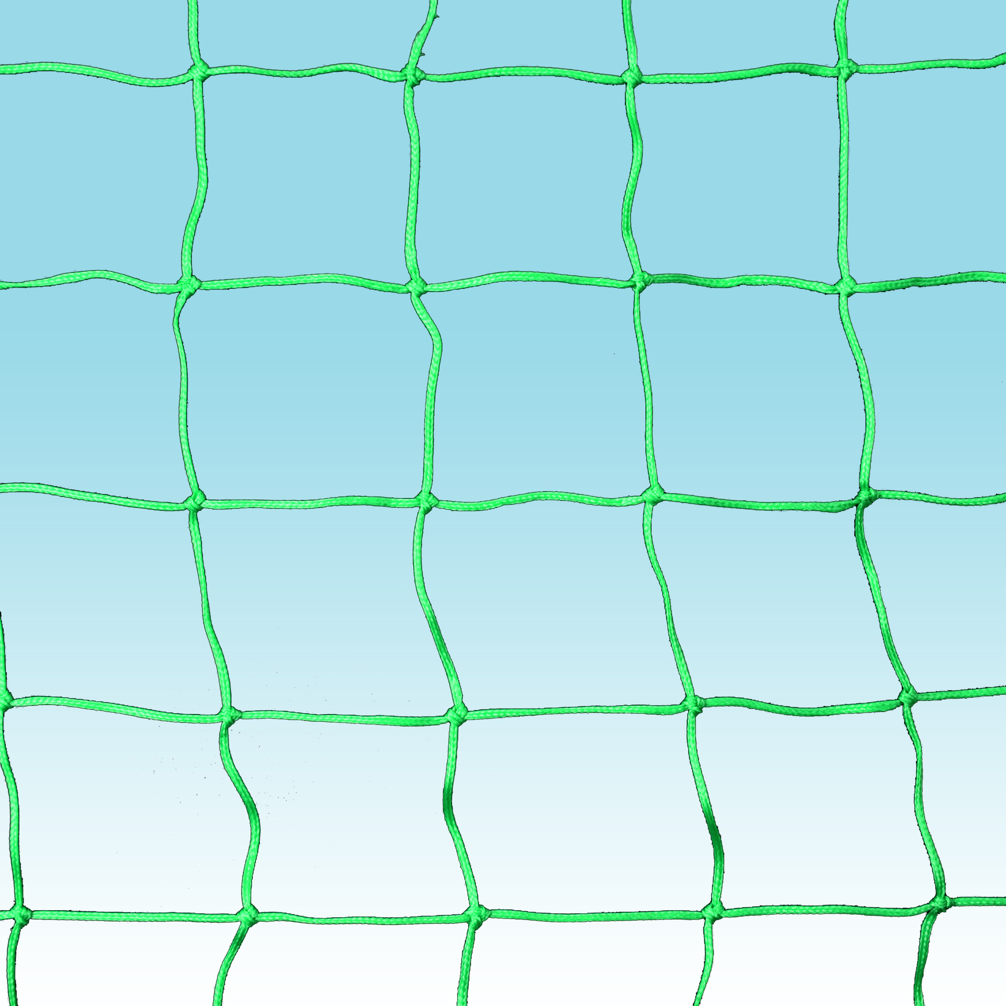 Goal net 3x2 m, meshes of 10x10 cm, ø 6 mm