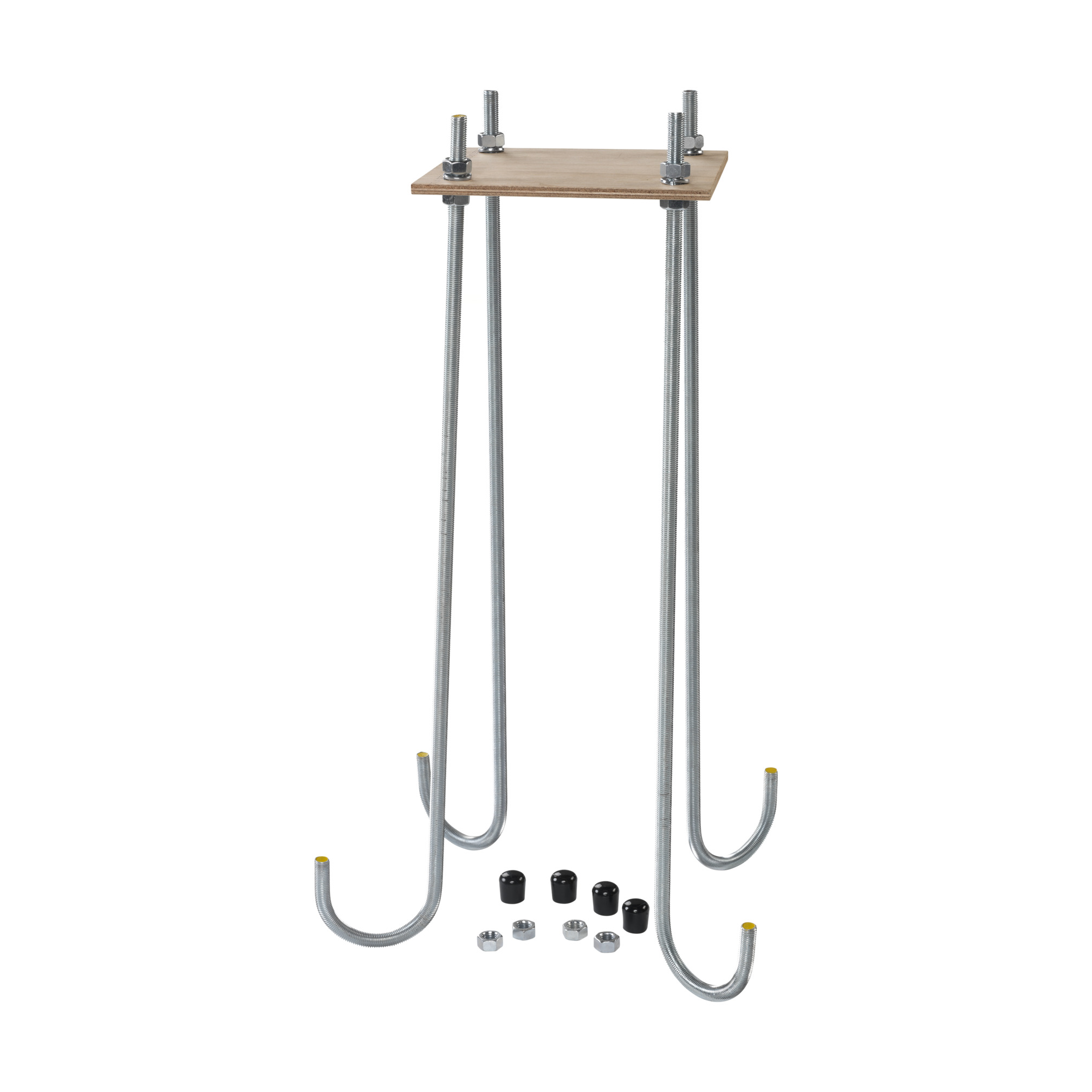 Ankerset voor modulaire outdoor basketmast