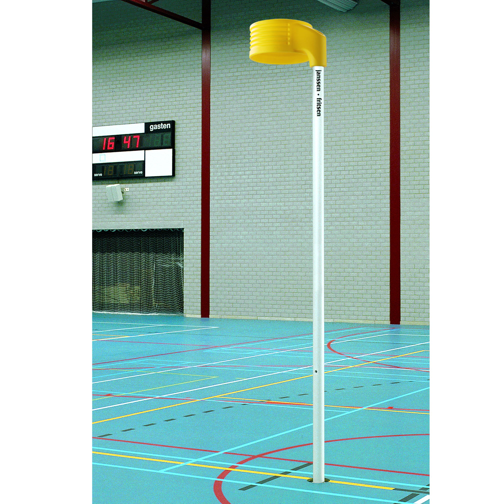 Korfbalpaal wedstrijd, 350 cm