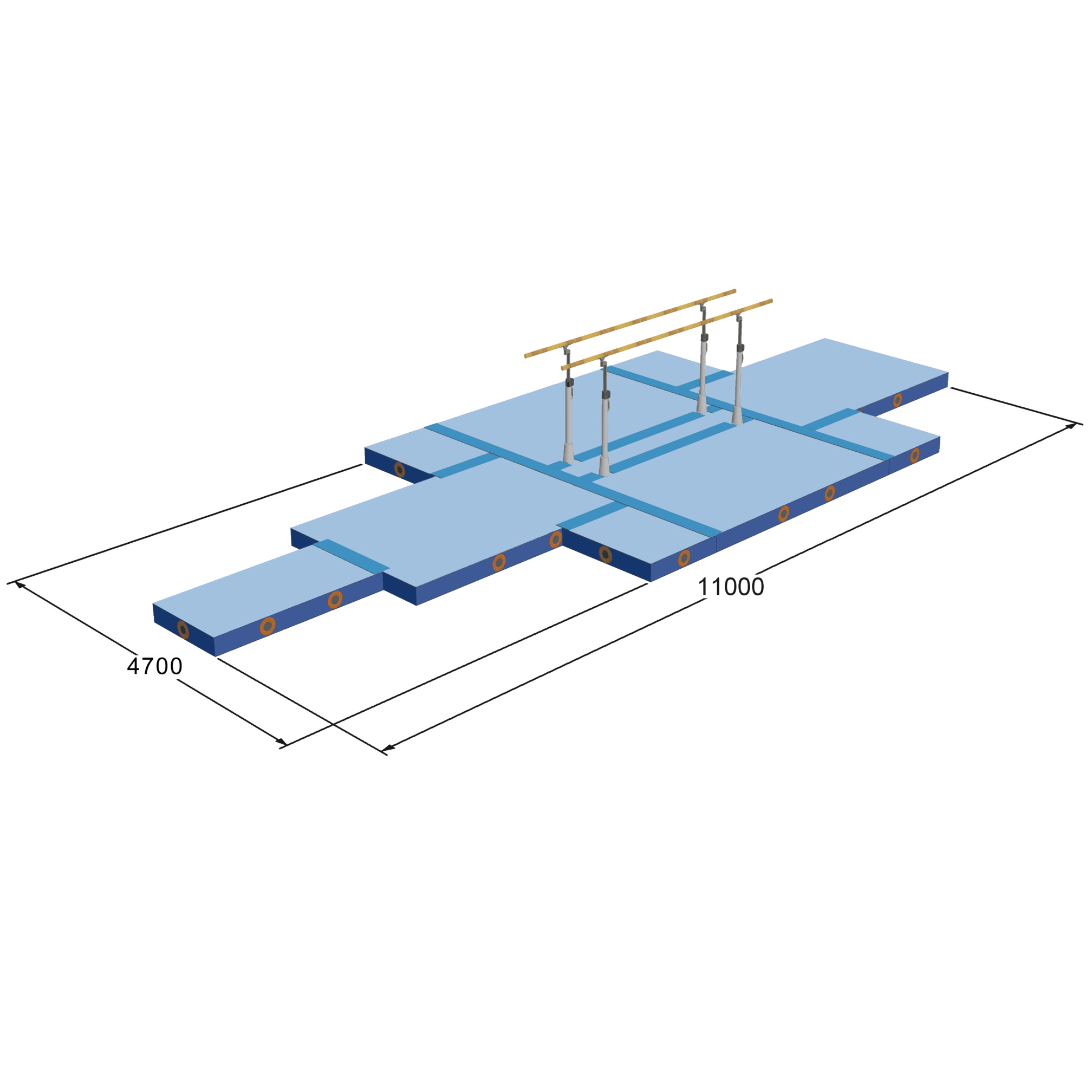 Mat set "Moscow" Parallel Bars