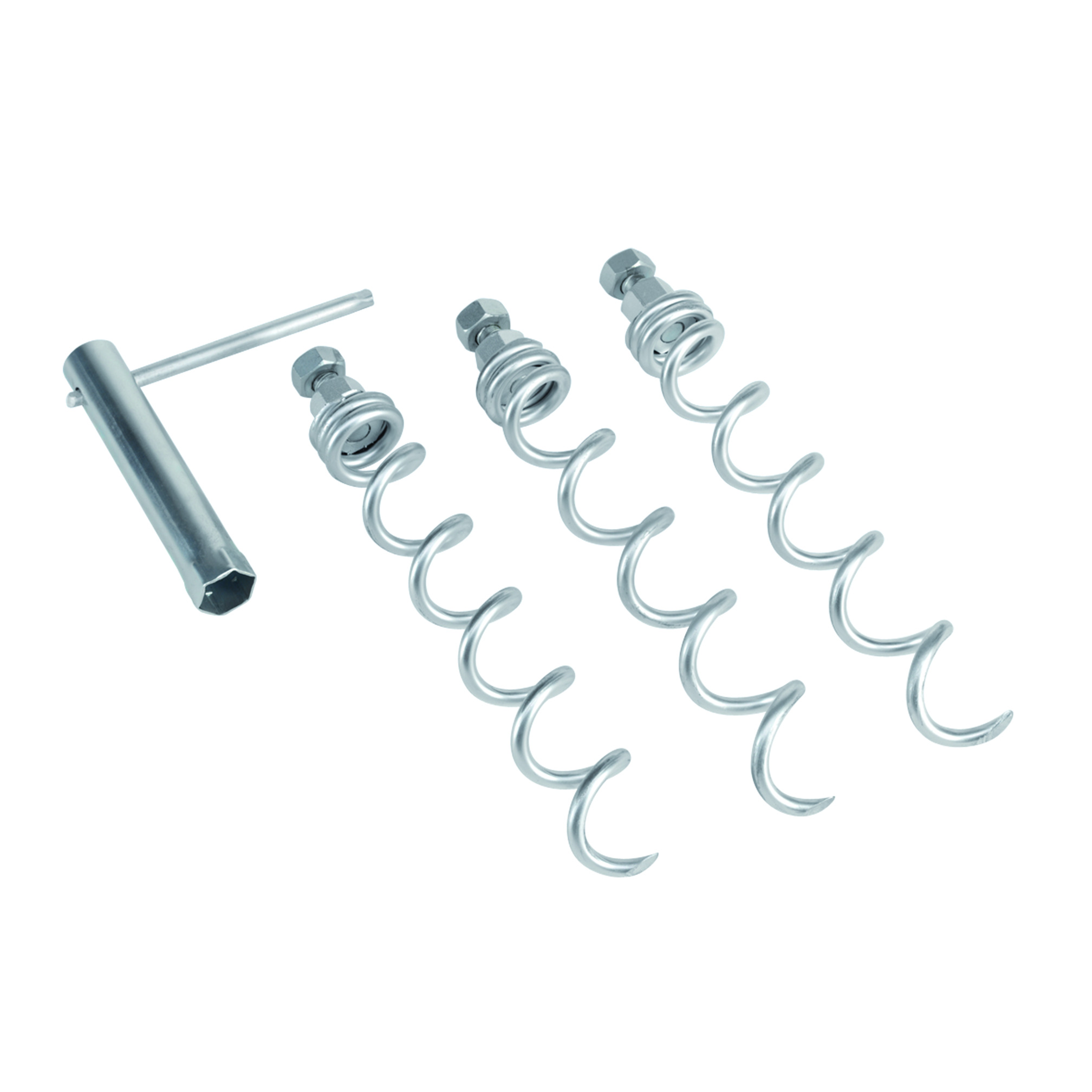 ERHARD® Sport Tor, Stahl, 300x200 cm, Bodenanker Set mit Bügel