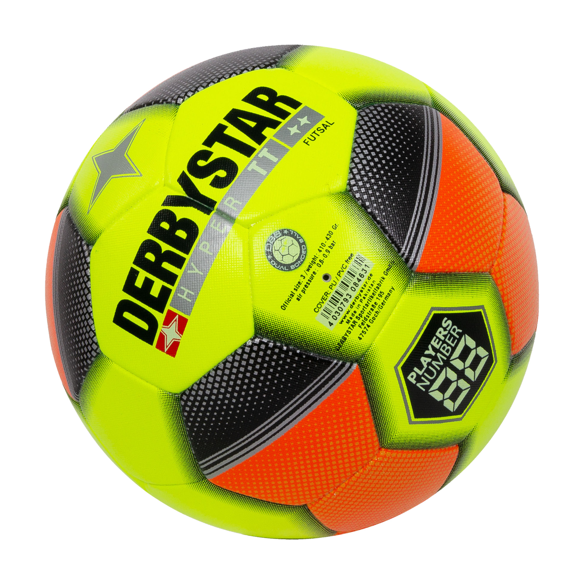 Derbystar Hyper TT Futsal ball size 4
