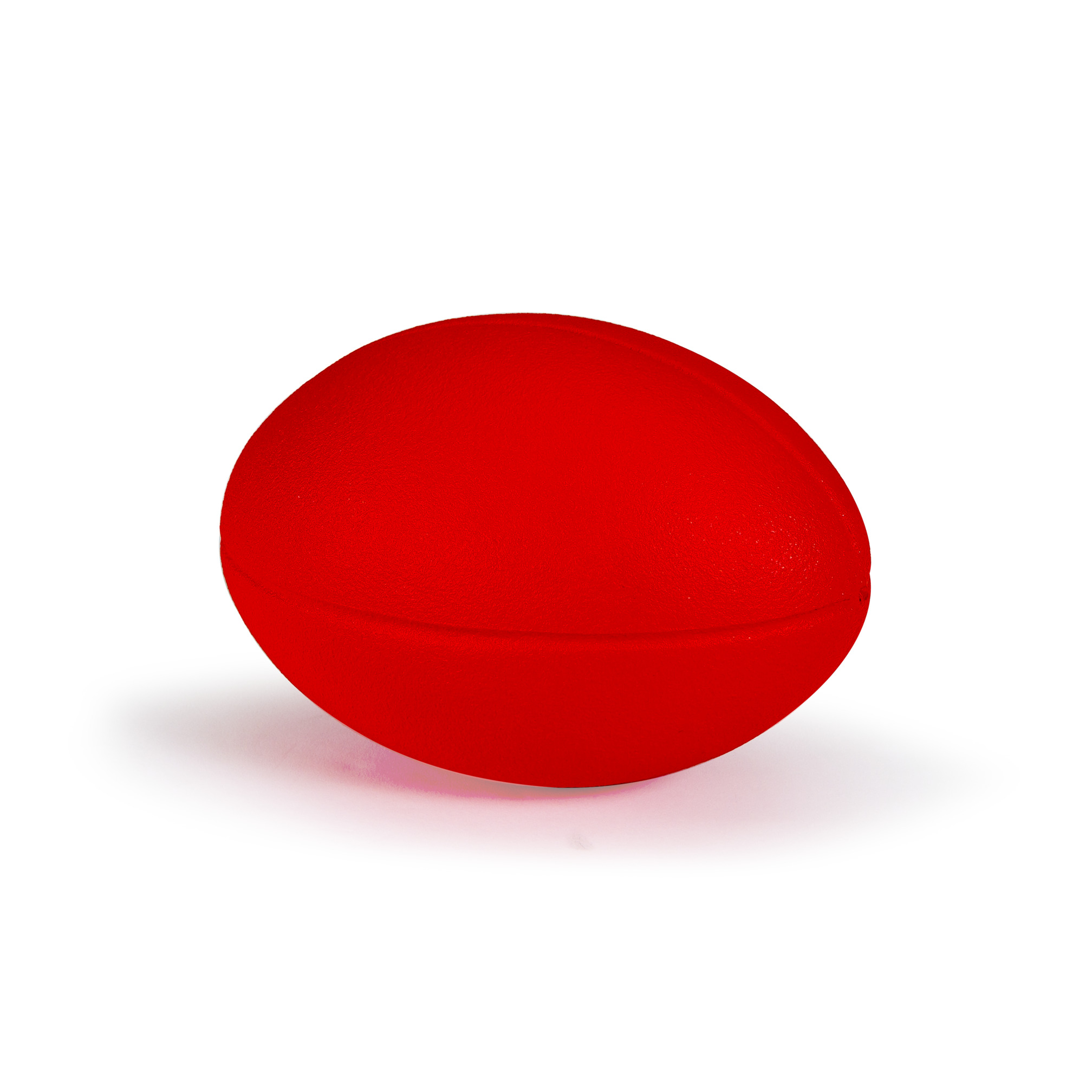 Rugbybal PU-foam met huid, rood