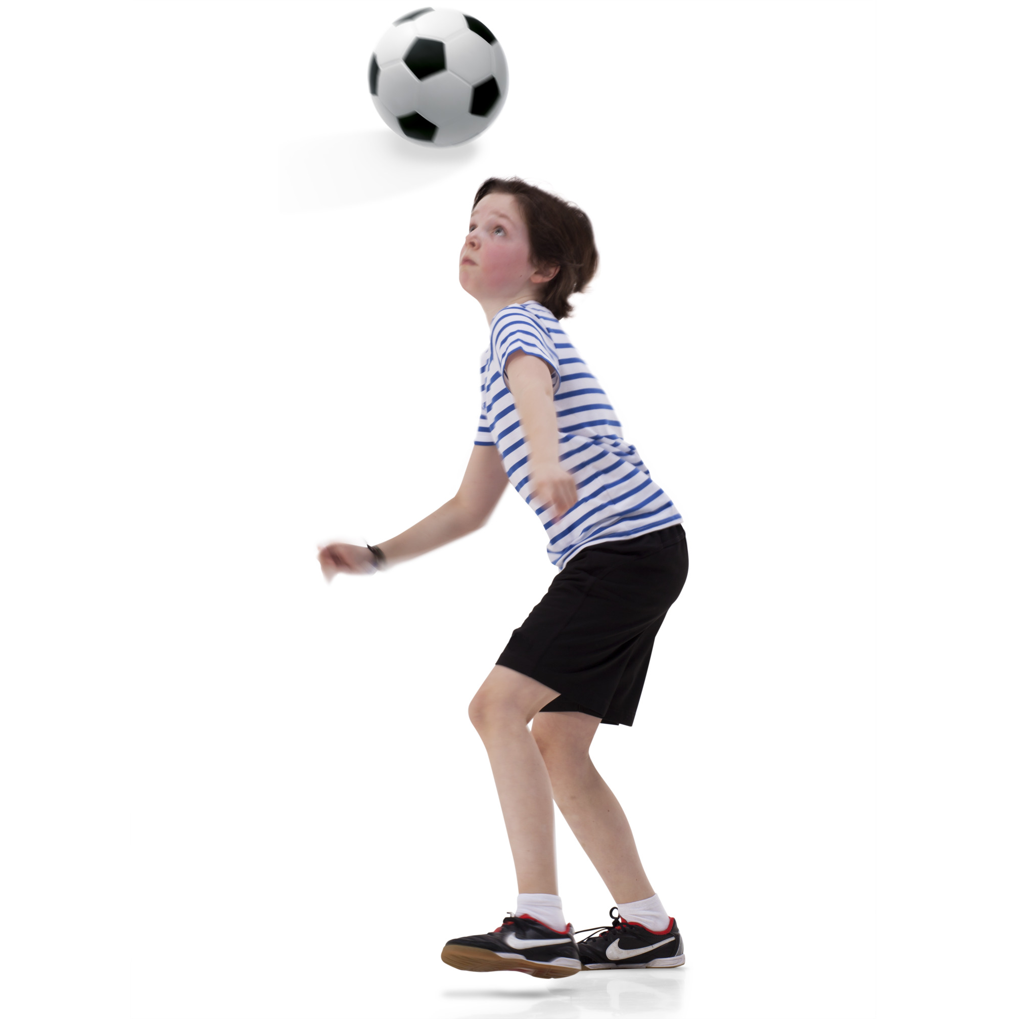 Voetbal foam met huid, geel/zwart