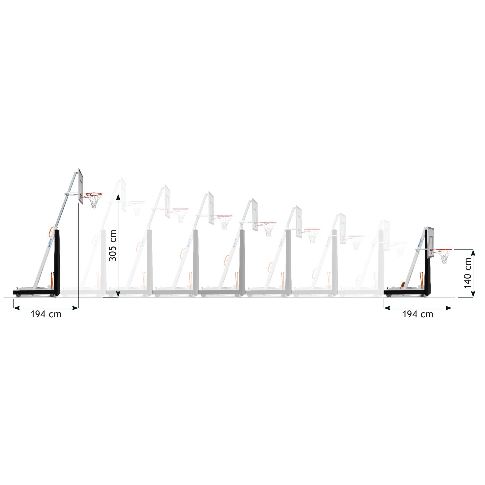 Basketballanlage - SAM School 3x3