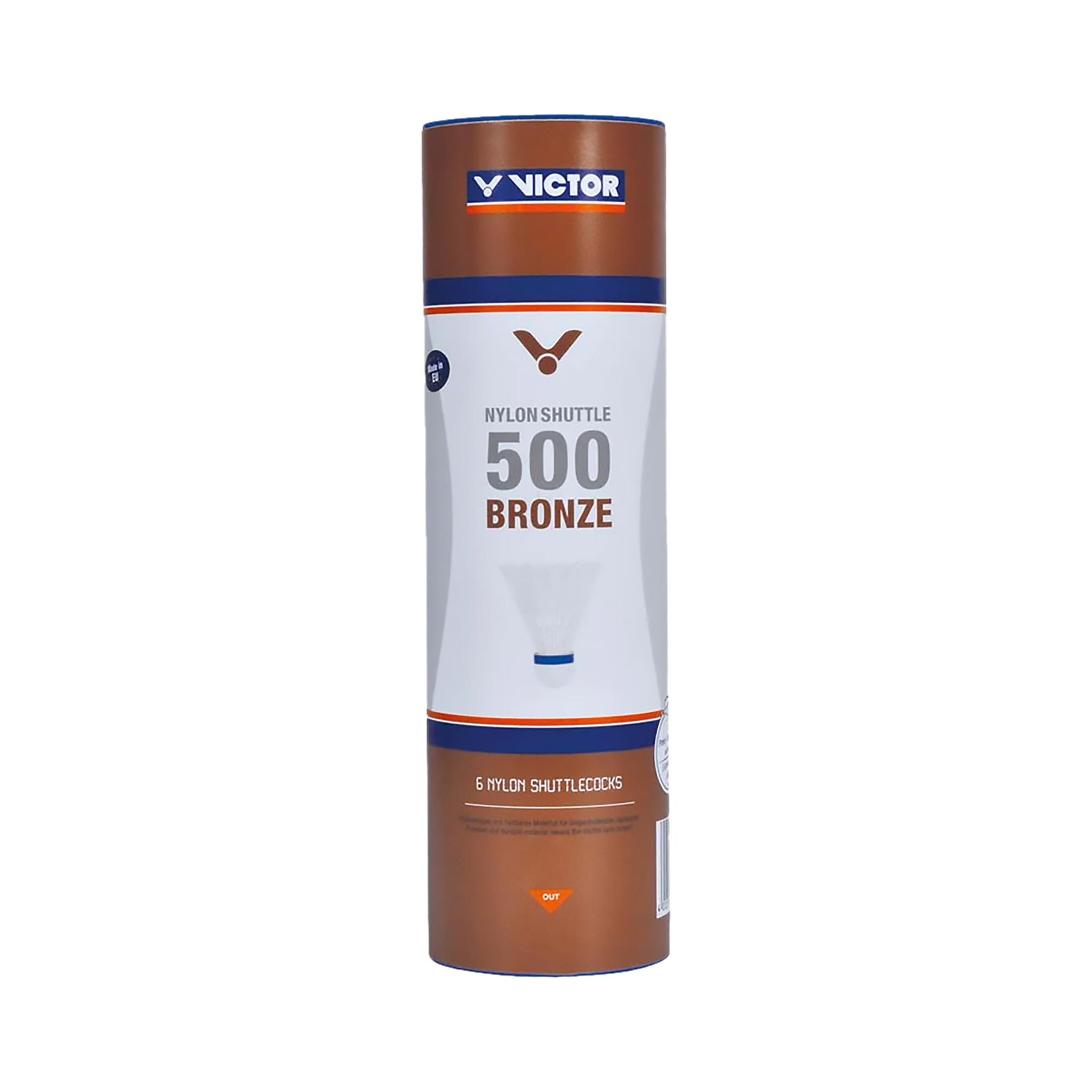 Badmintonshuttles Victor 500, wit