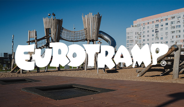 Eurotramp Trampolin draußen