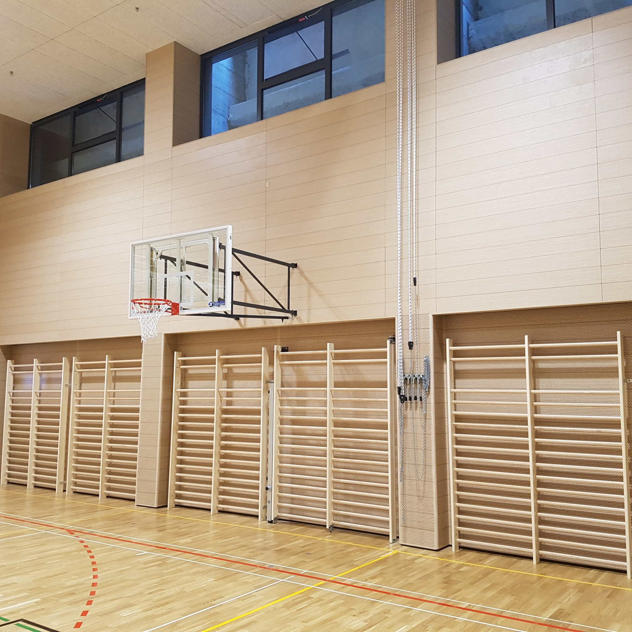Einzelfeld - Sprossenwand, 100x260 cm