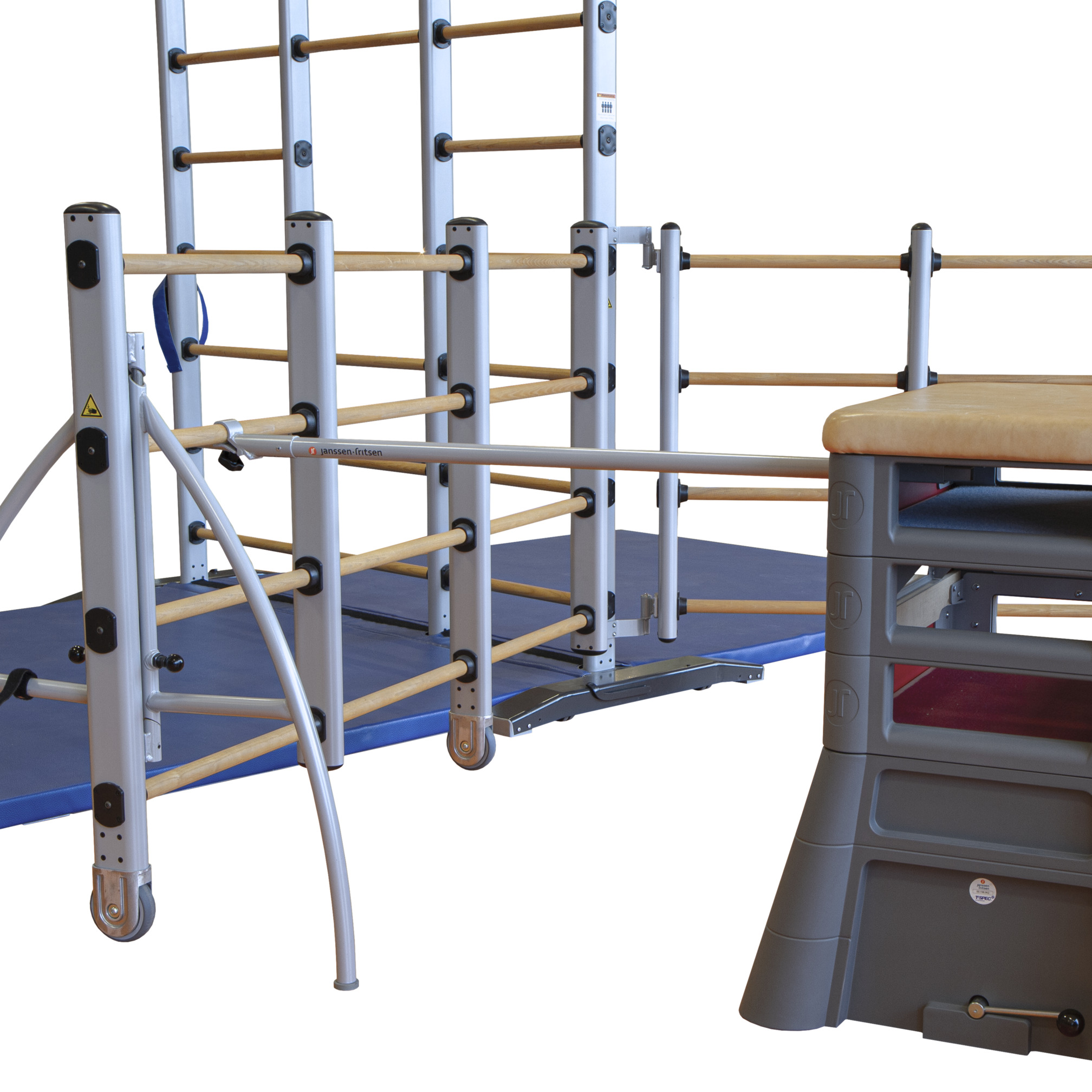 Duikelstang metaal, insteek-klem