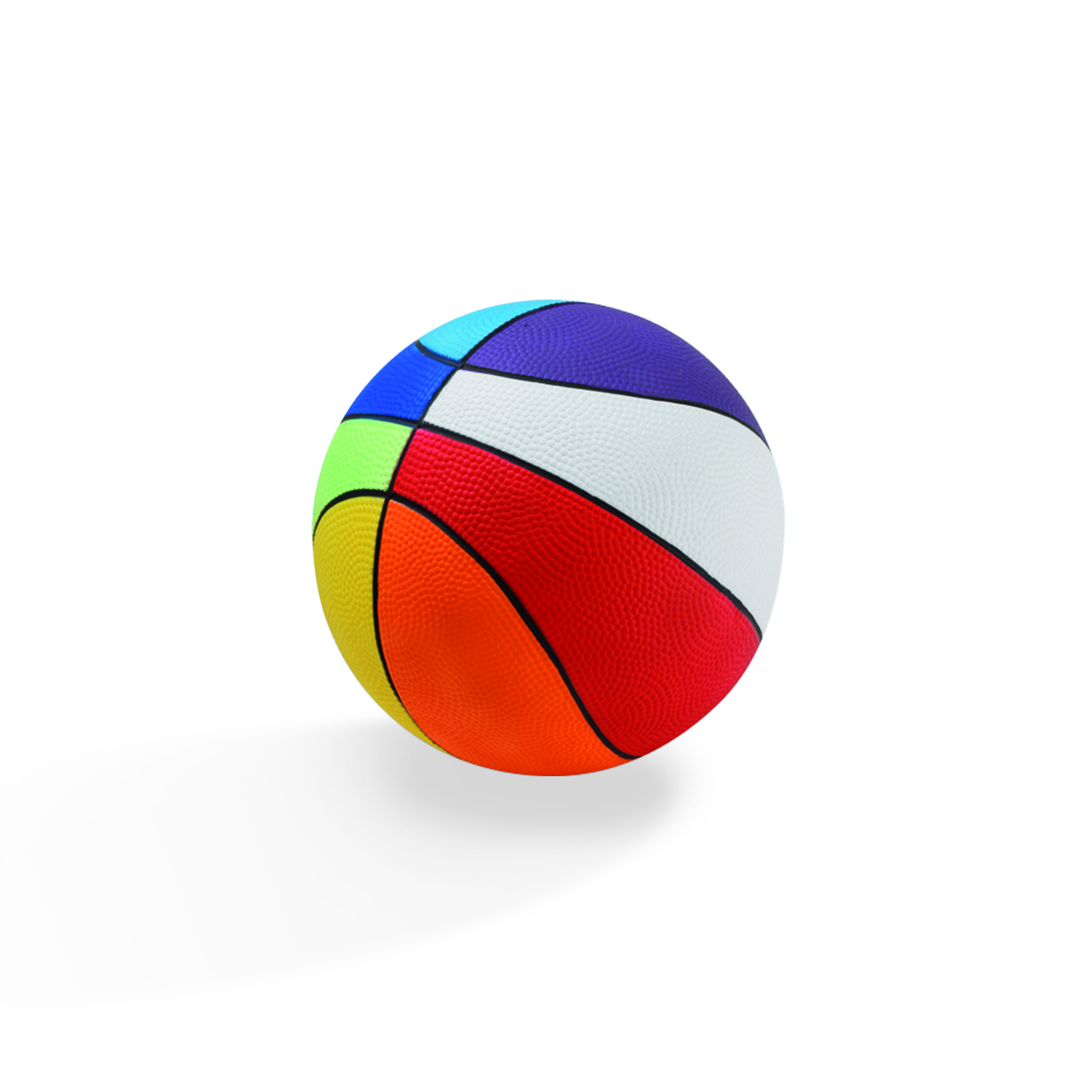 Basketbal foam multicolor