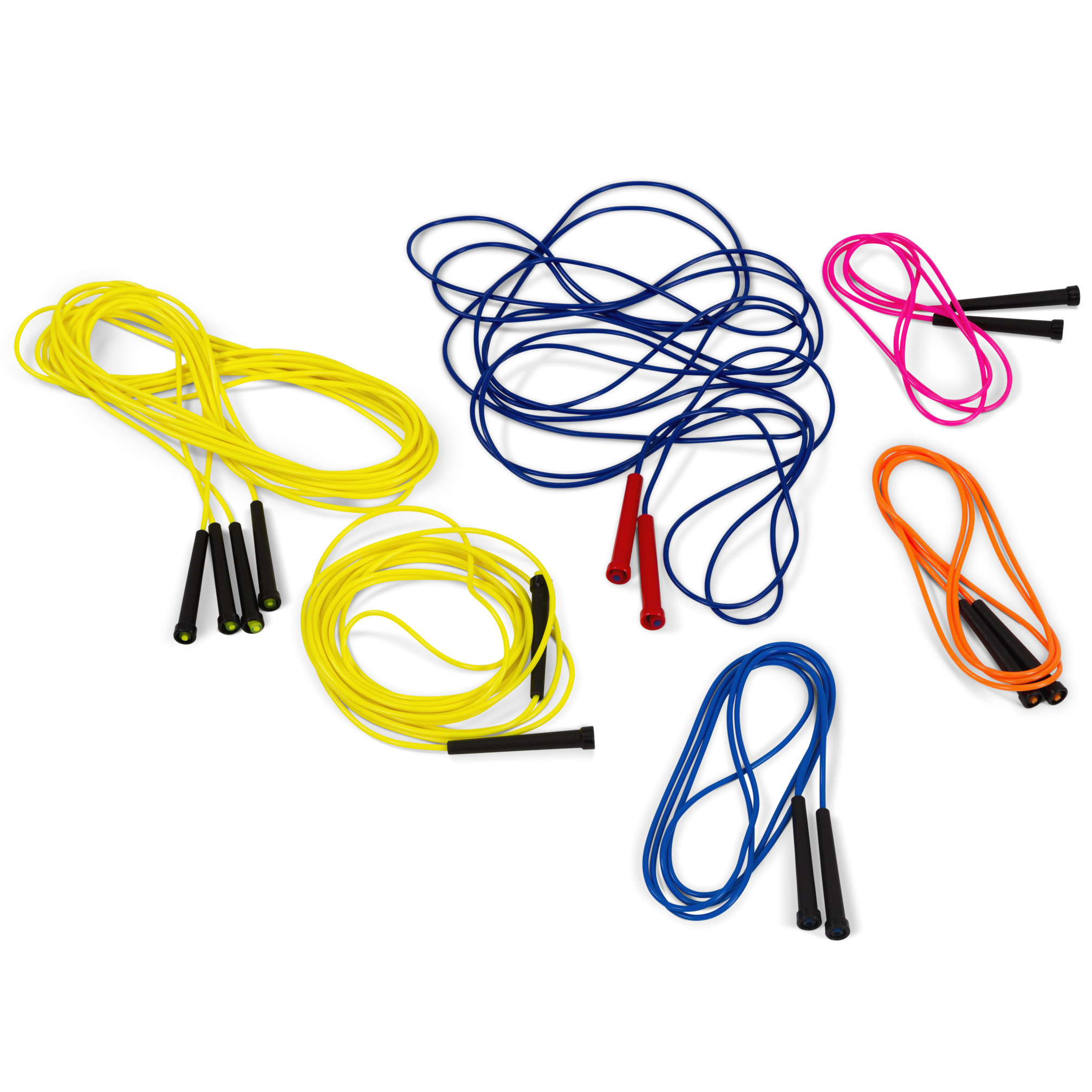 Rope skipping touw, 600 cm - geel