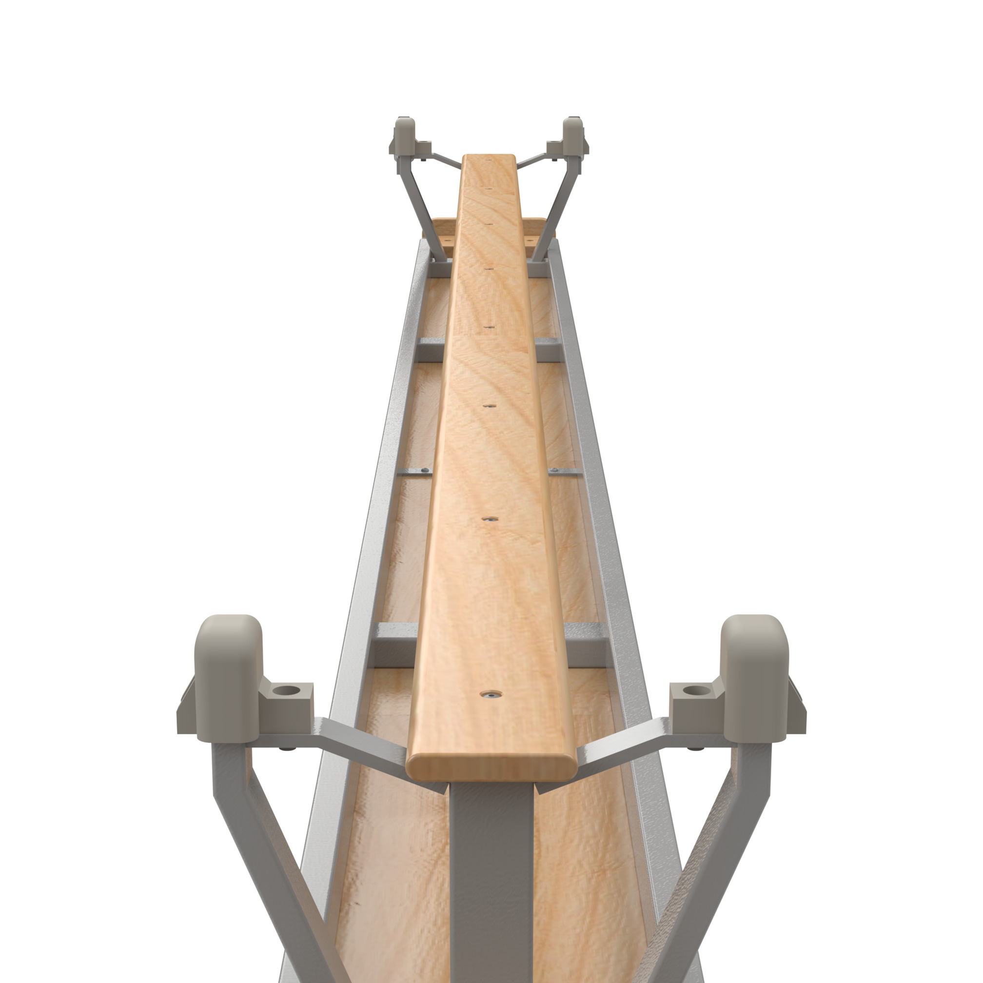 Gym bench, 360 cm, with balancing slat, 10 cm, Janssen-Fritsen, Essential