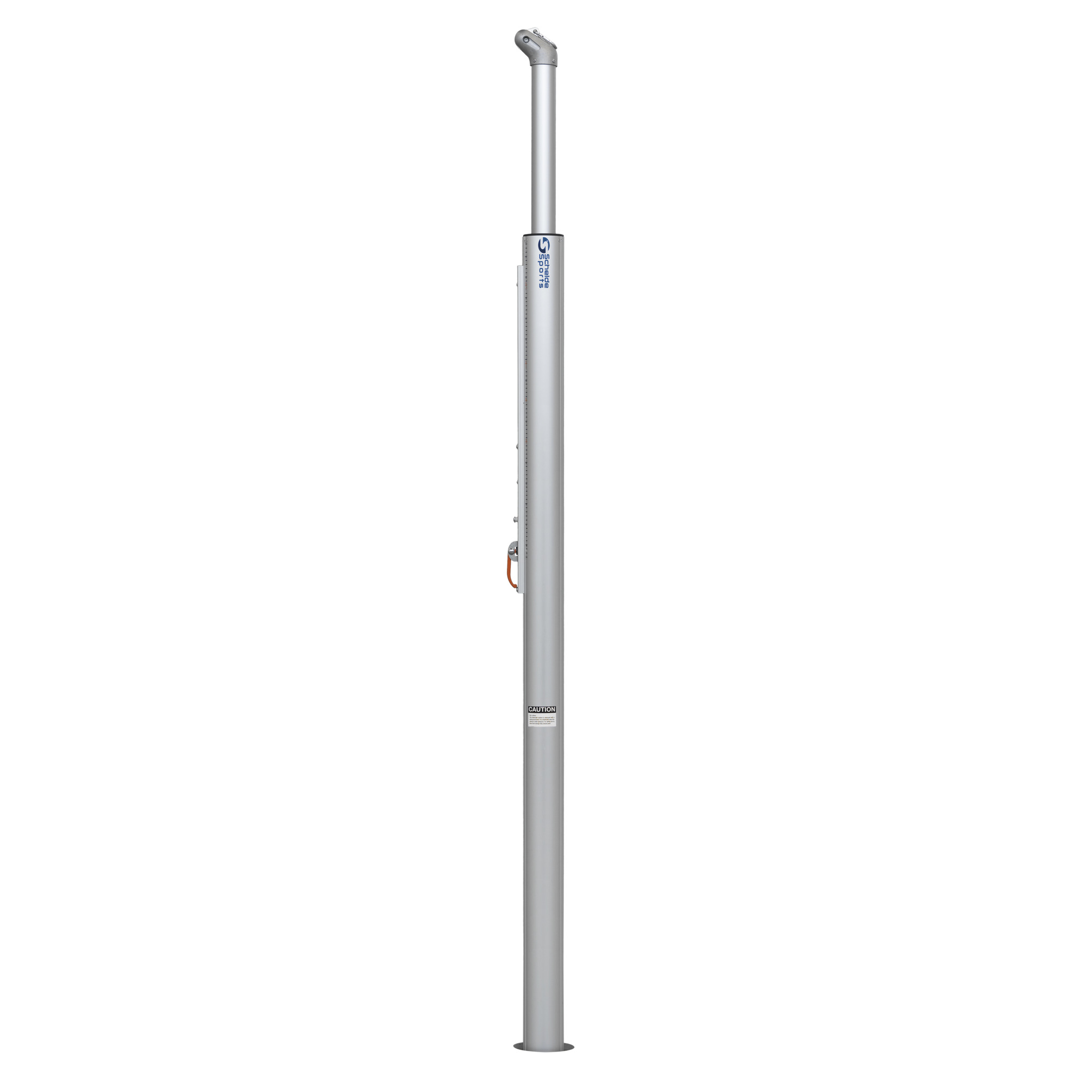 Telescopic volleyball post with net hooks Telescopic volleyball post with net hooks