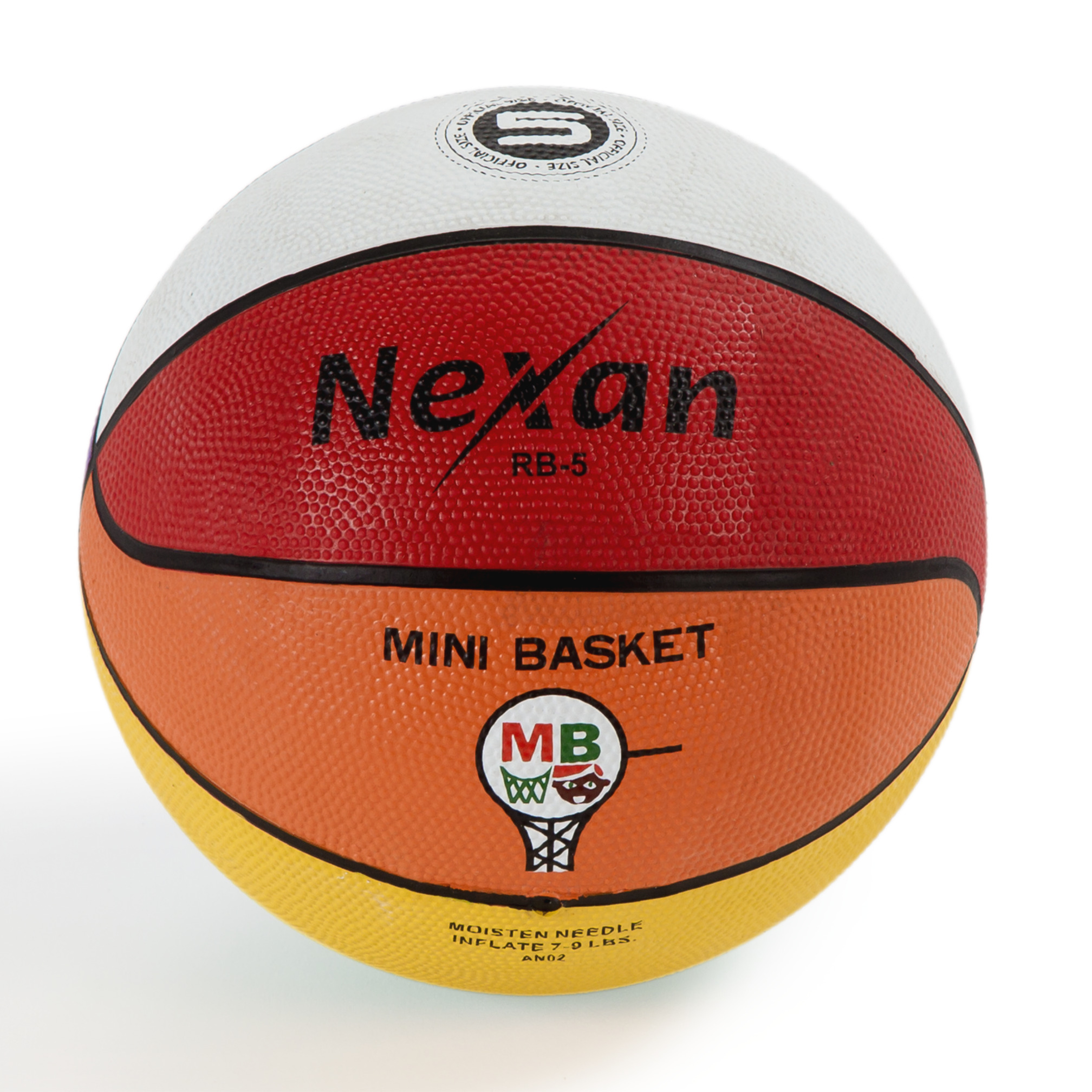 Nexan Basketball Rainbow, size 5