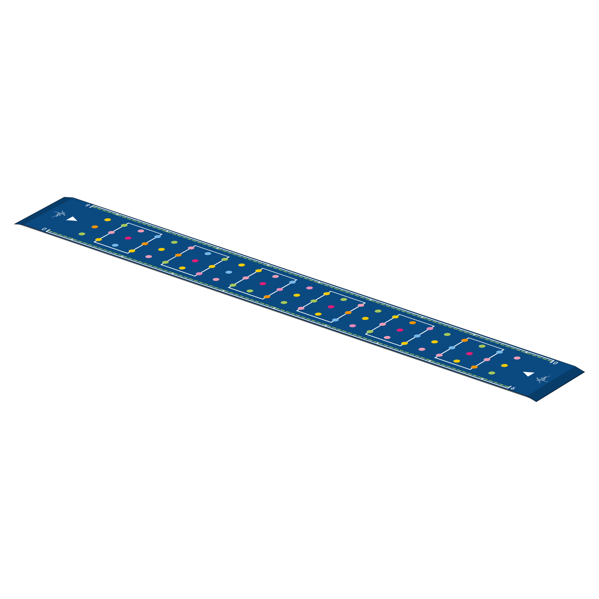ASM lange Matte Dots 10 m, Sandwich Füllung