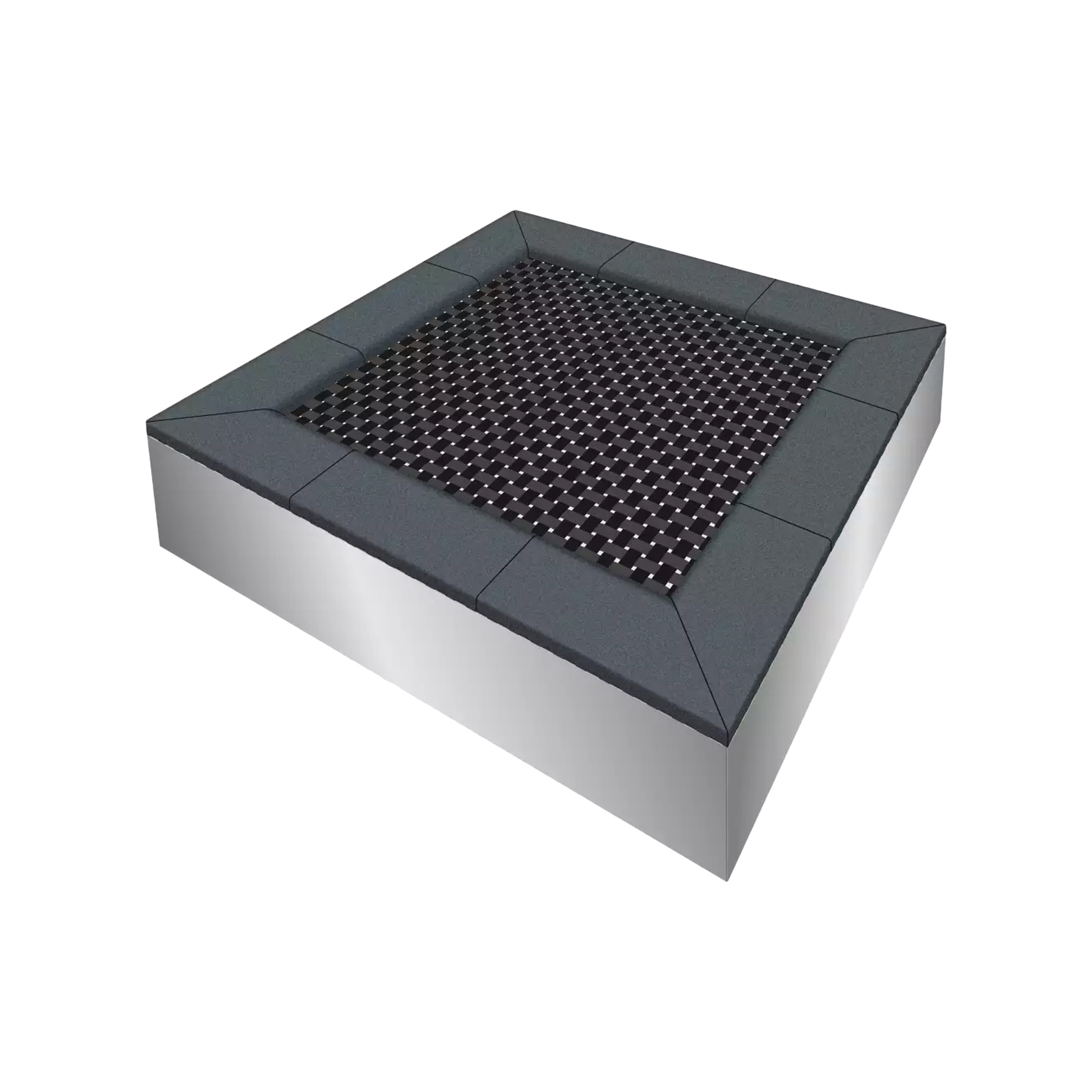 Gummi Randabdeckung Bodentrampolin - Playground XL