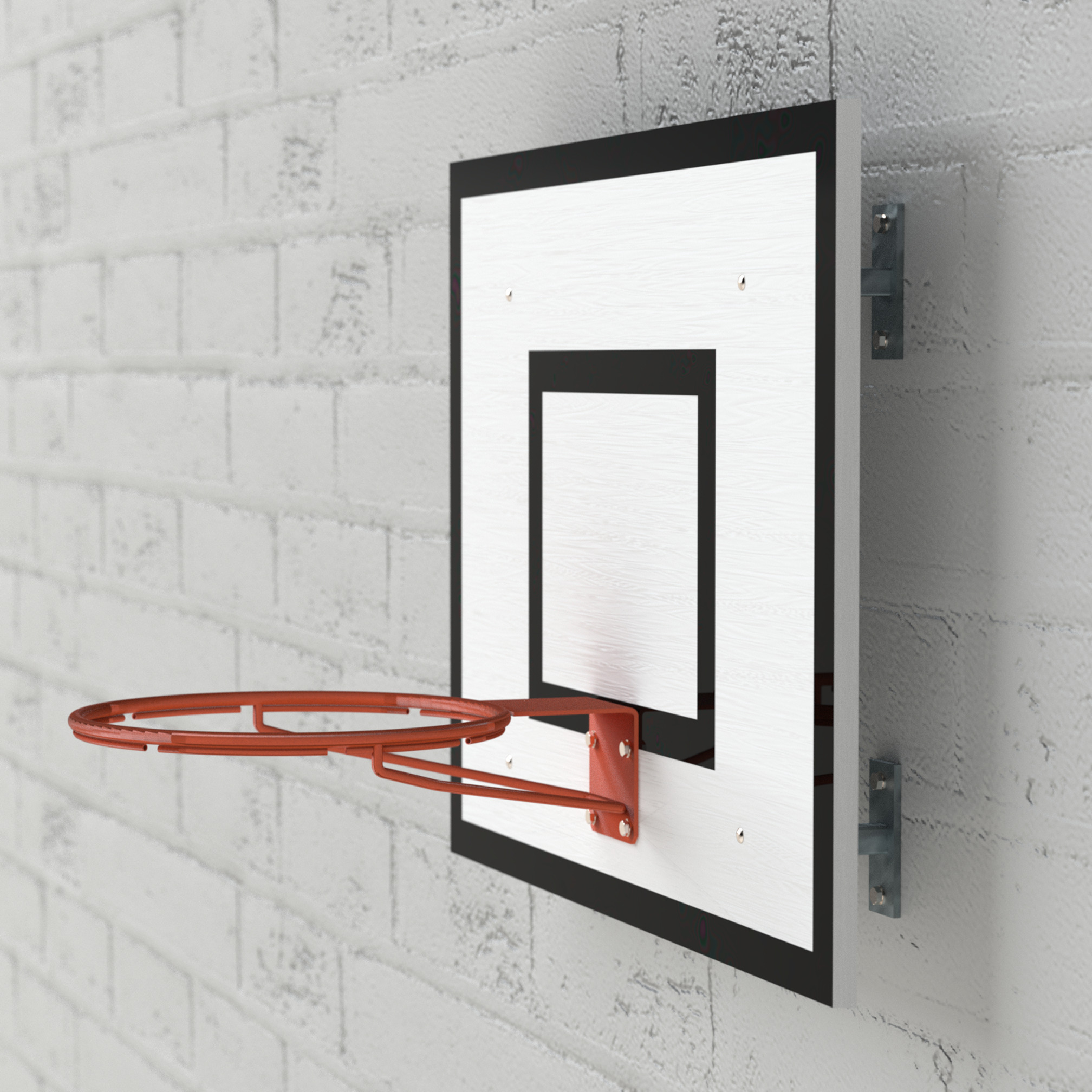 Basketball-Zielbrett 120x90 Wandmontiert innen/außen
