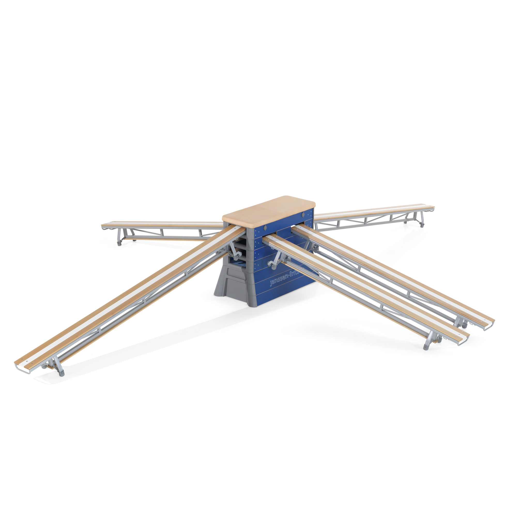 Springkast - Multikast® met zijopeningen in het tussendeel Springkast - Multikast® met zijopeningen in het tussendeel