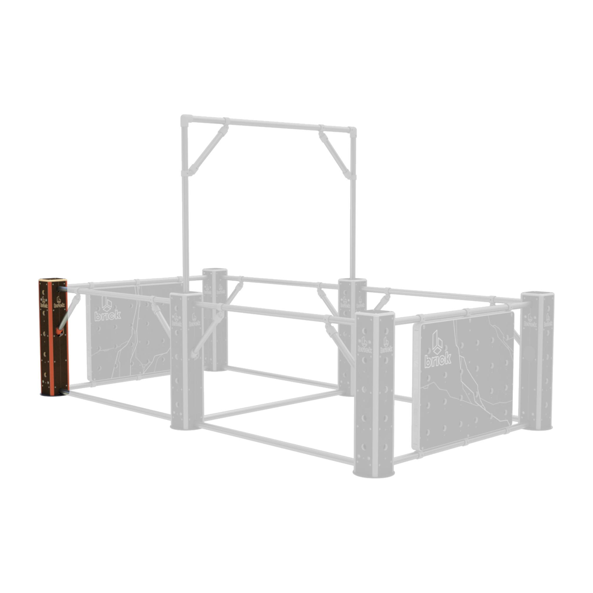 Brick Wood Pillar 90