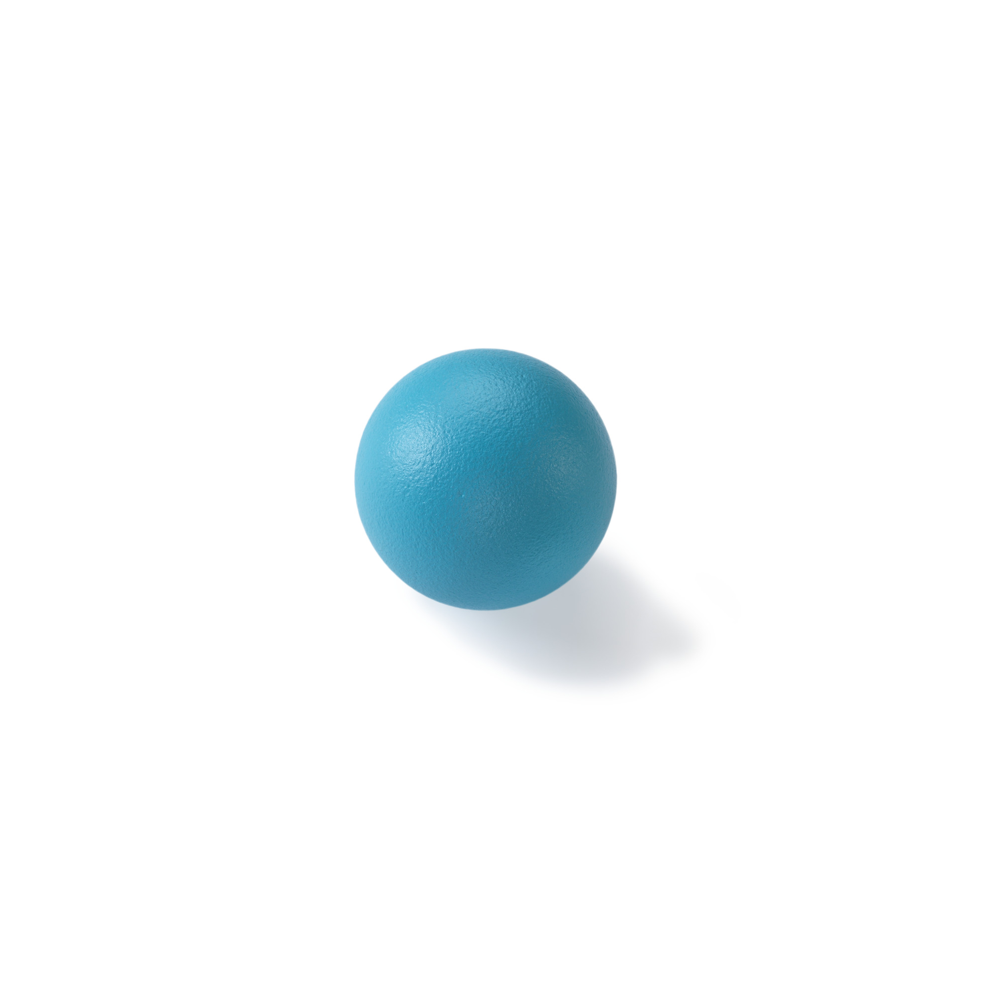 Schaumstoffball mit Haut, ø 21 cm, neon blau