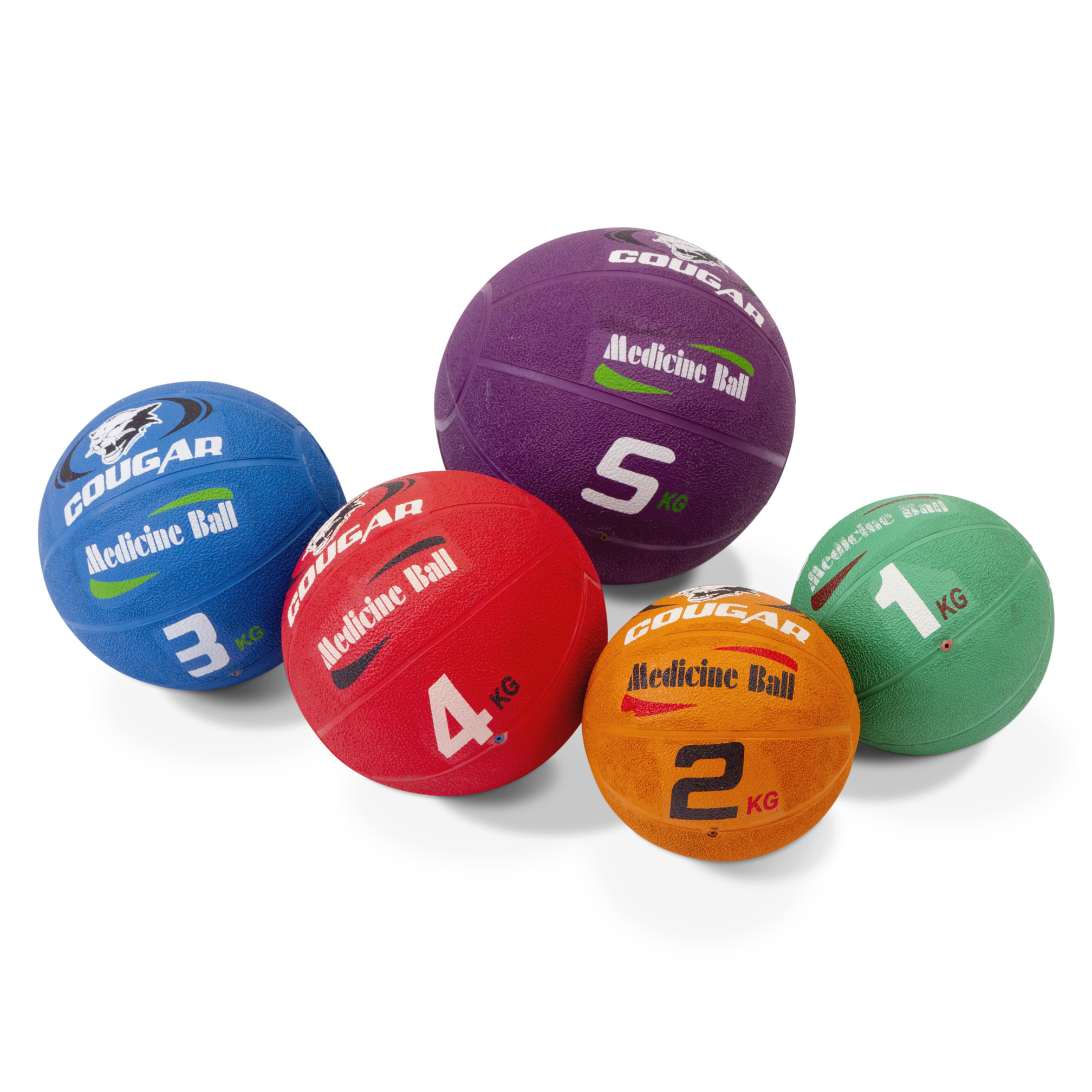 Medizinball Gummi, 5 kg, ø 28 cm