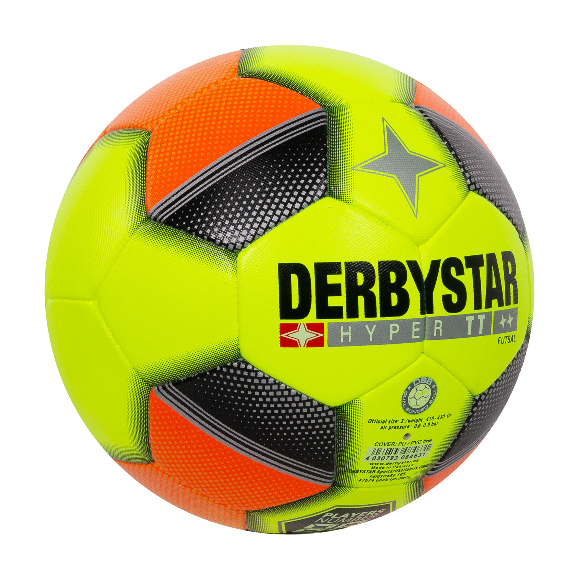 Derbystar Hyper TT Futsal ball size 4