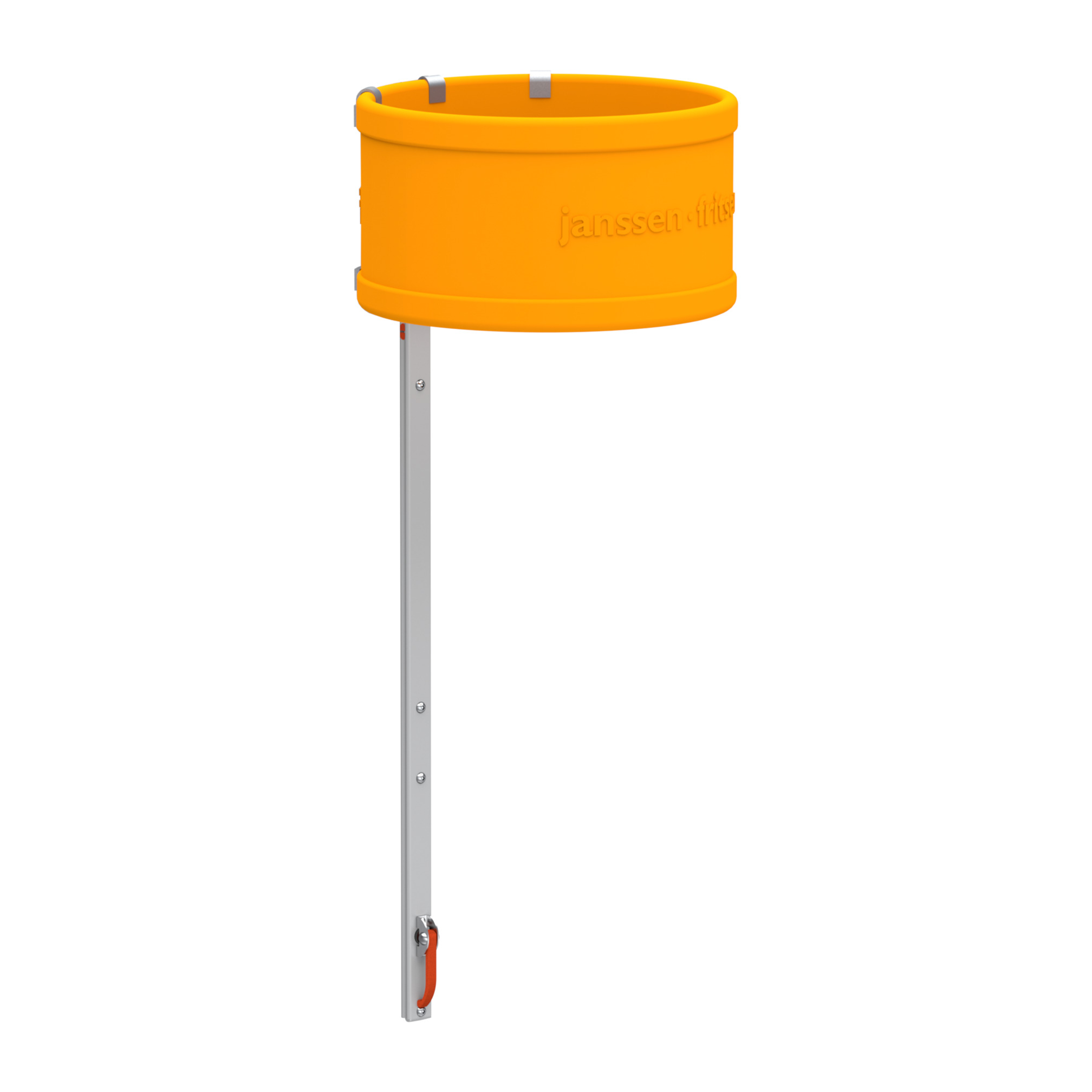 Schuifstrip met paaladapter en korfbalmand