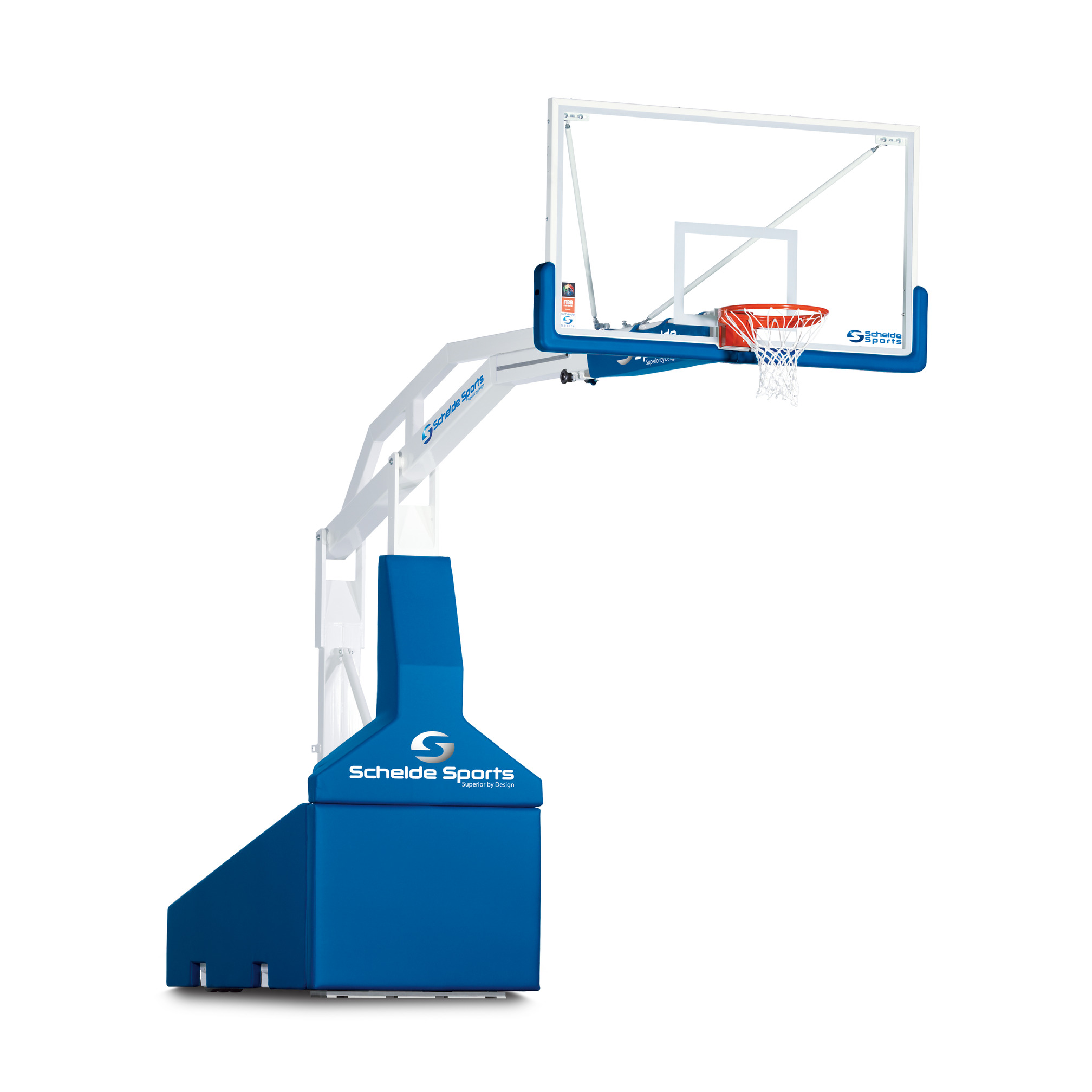 Portable basketball backstop - Super SAM MultiAdjust