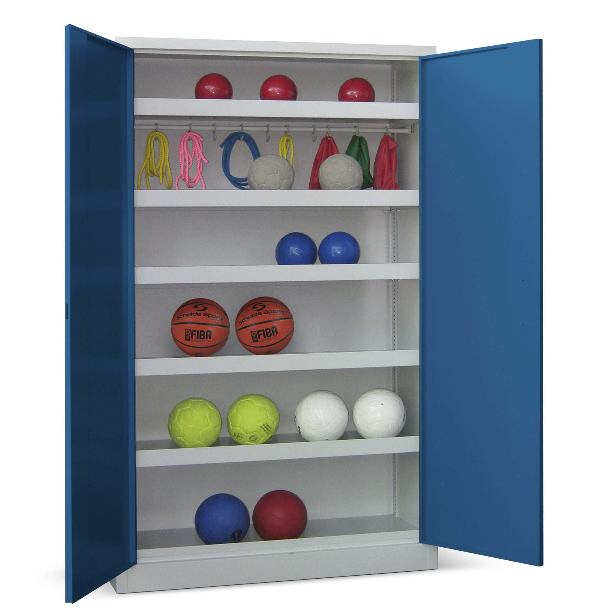 Ballschrank Typ 2 mit Vollblech Flügeltüren