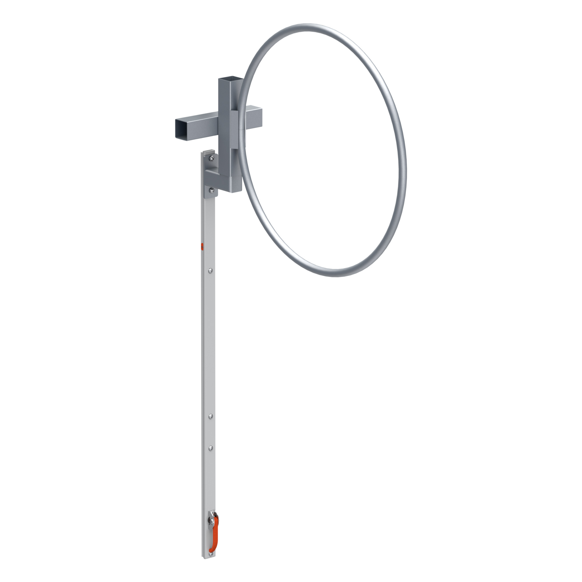 Schuifstrip met paaladapter en velgring Schuifstrip met paaladapter en velgring