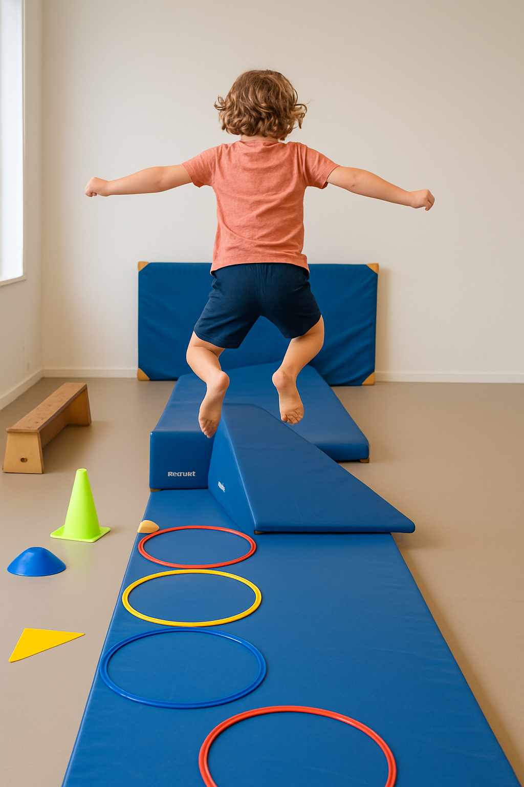 Verspringen met Juf Wies Verspringen met Juf Wies