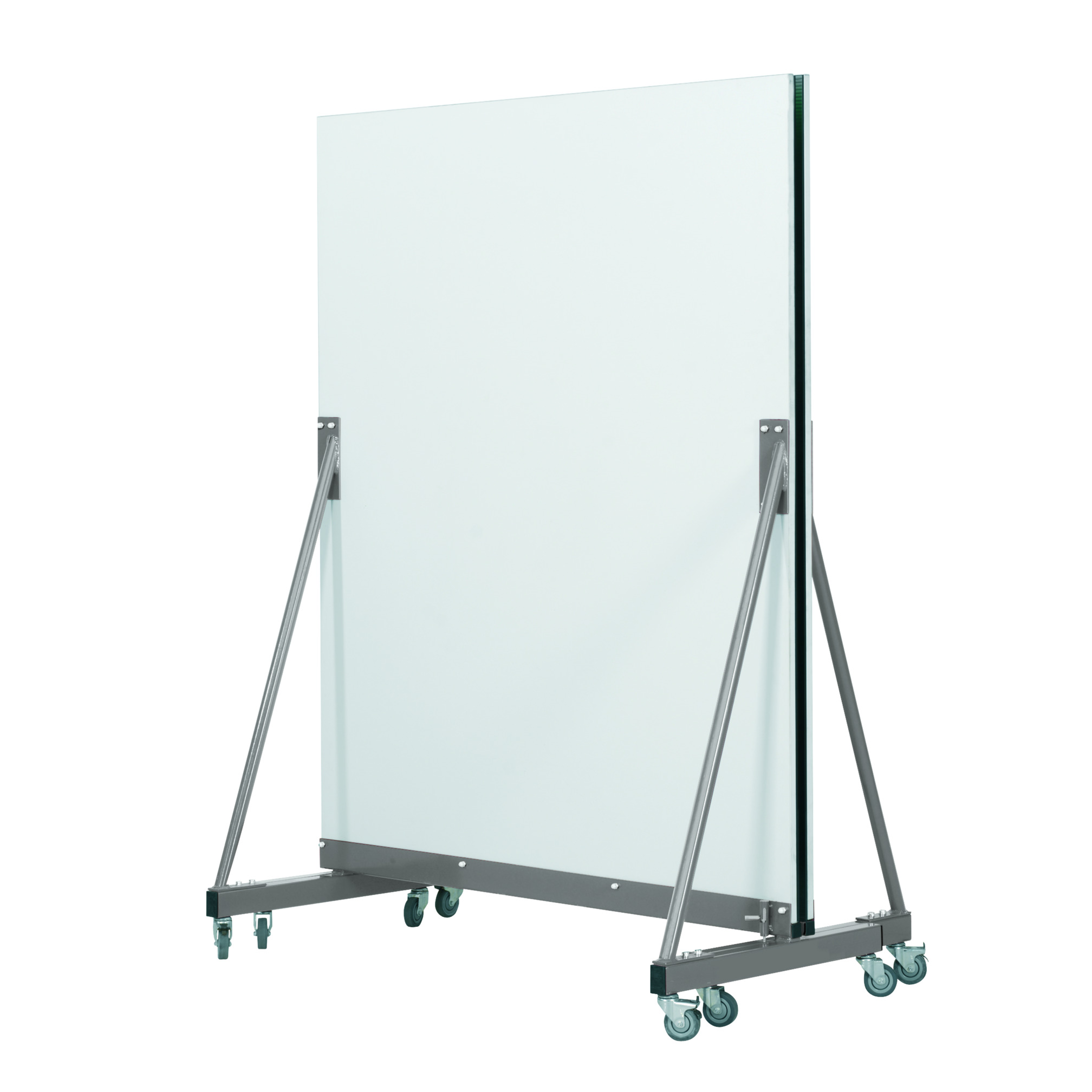Mobile mirror screen 3x1.8 m, 2-part