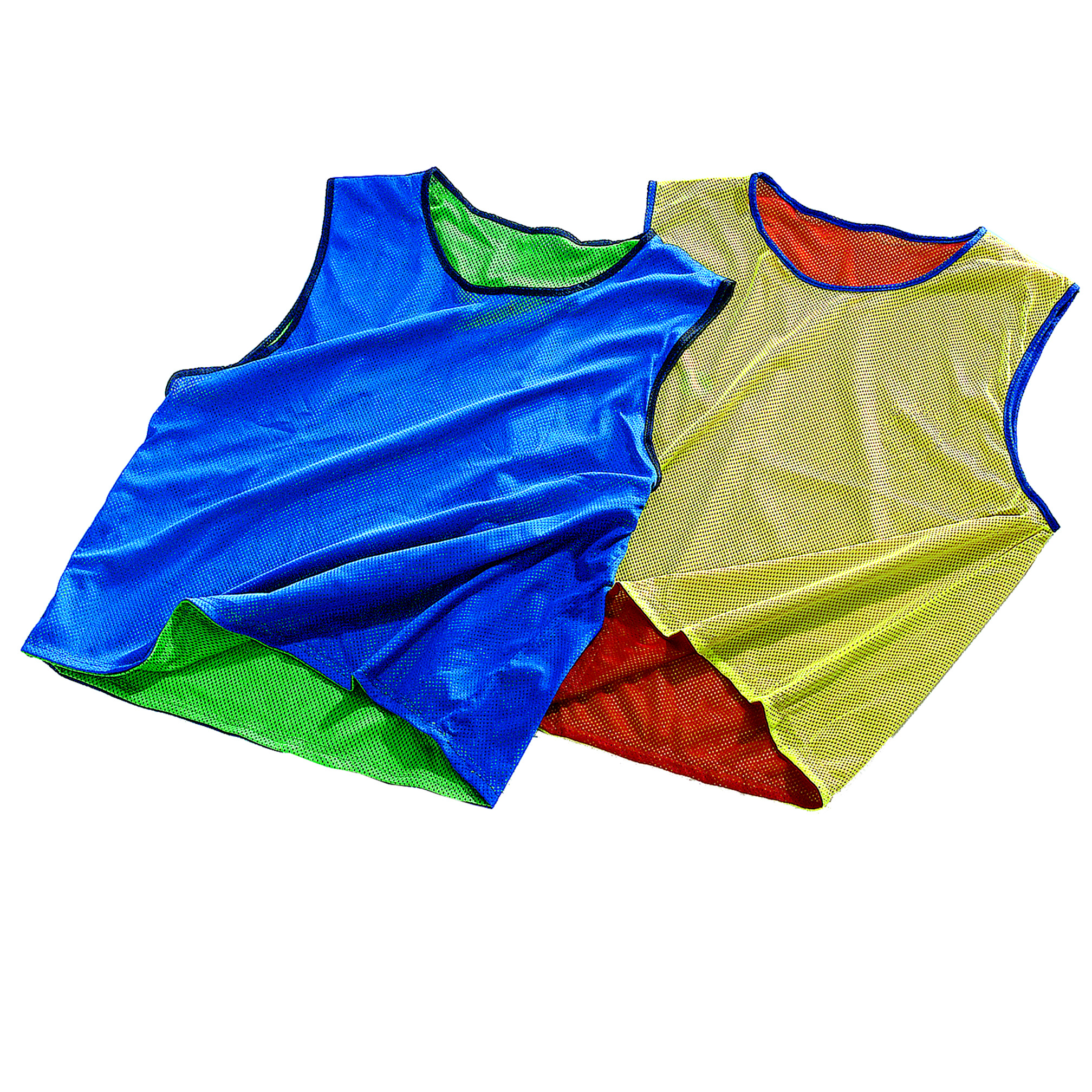Teamhemd wendbar Kinder, blau/grün