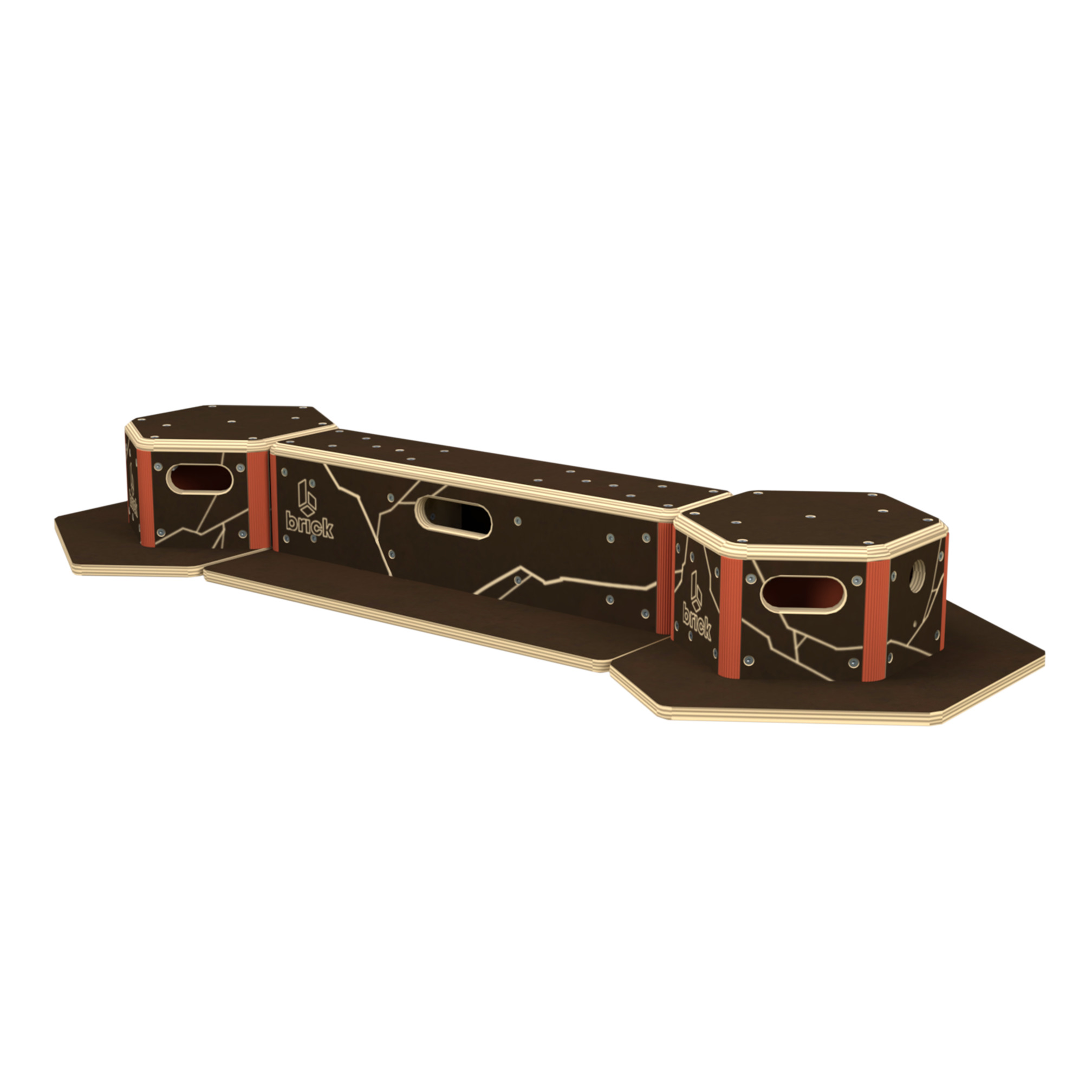 Brick Precision Ledge 169x66x20cm