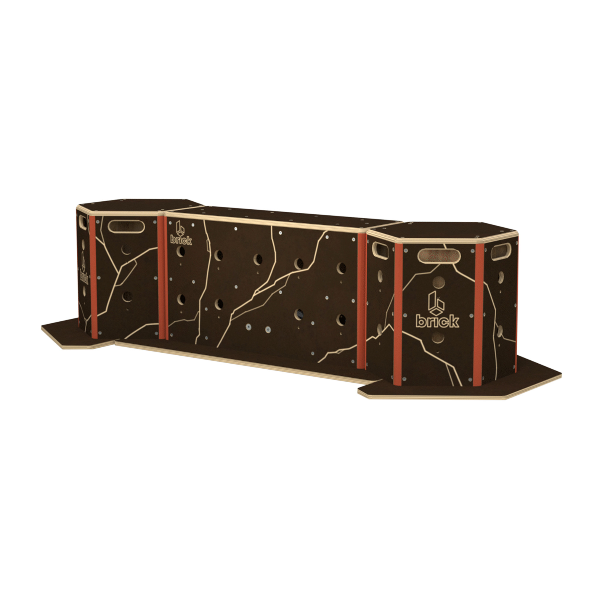 Brick Low Bone 200x64x56cm