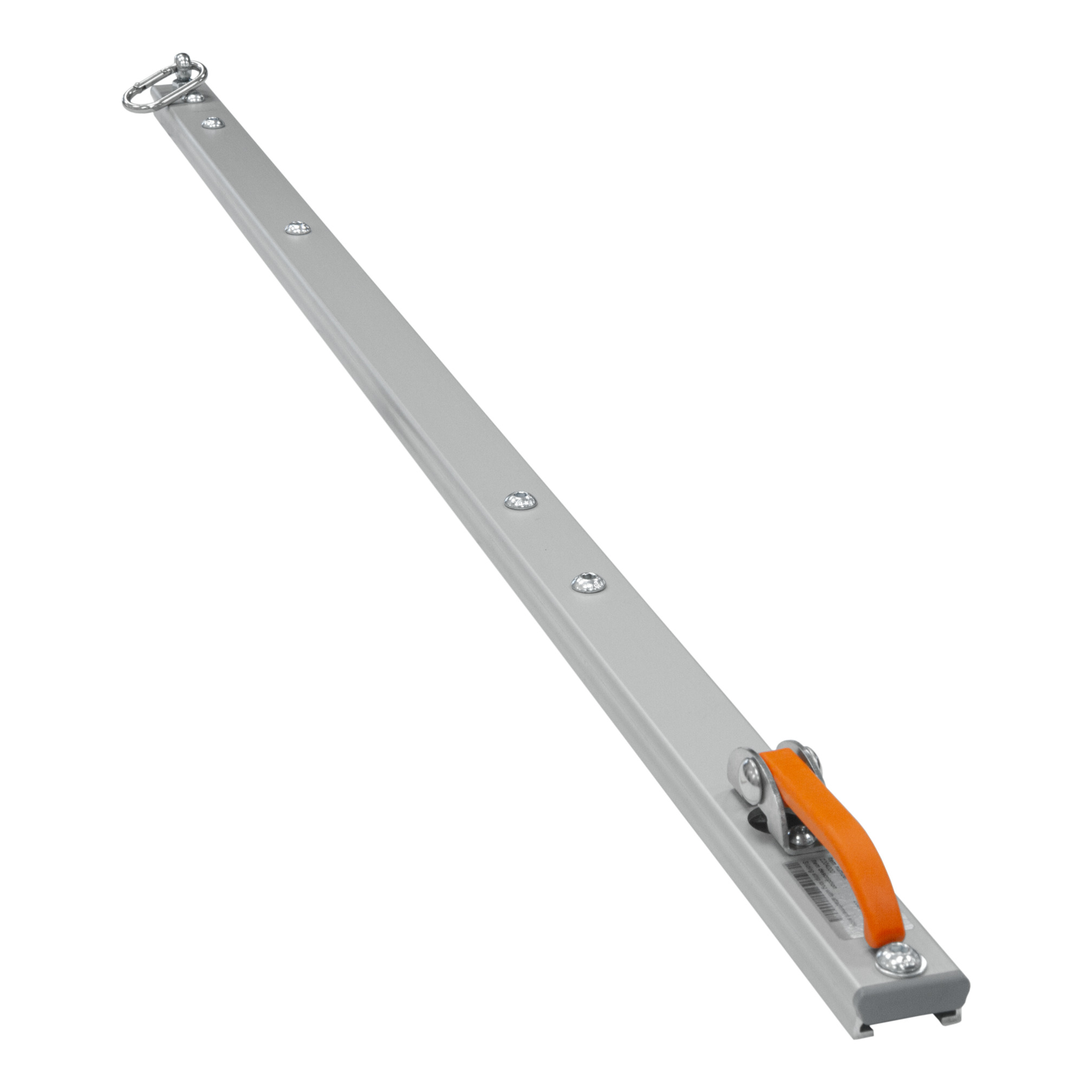 Sliding strip with mounting eye