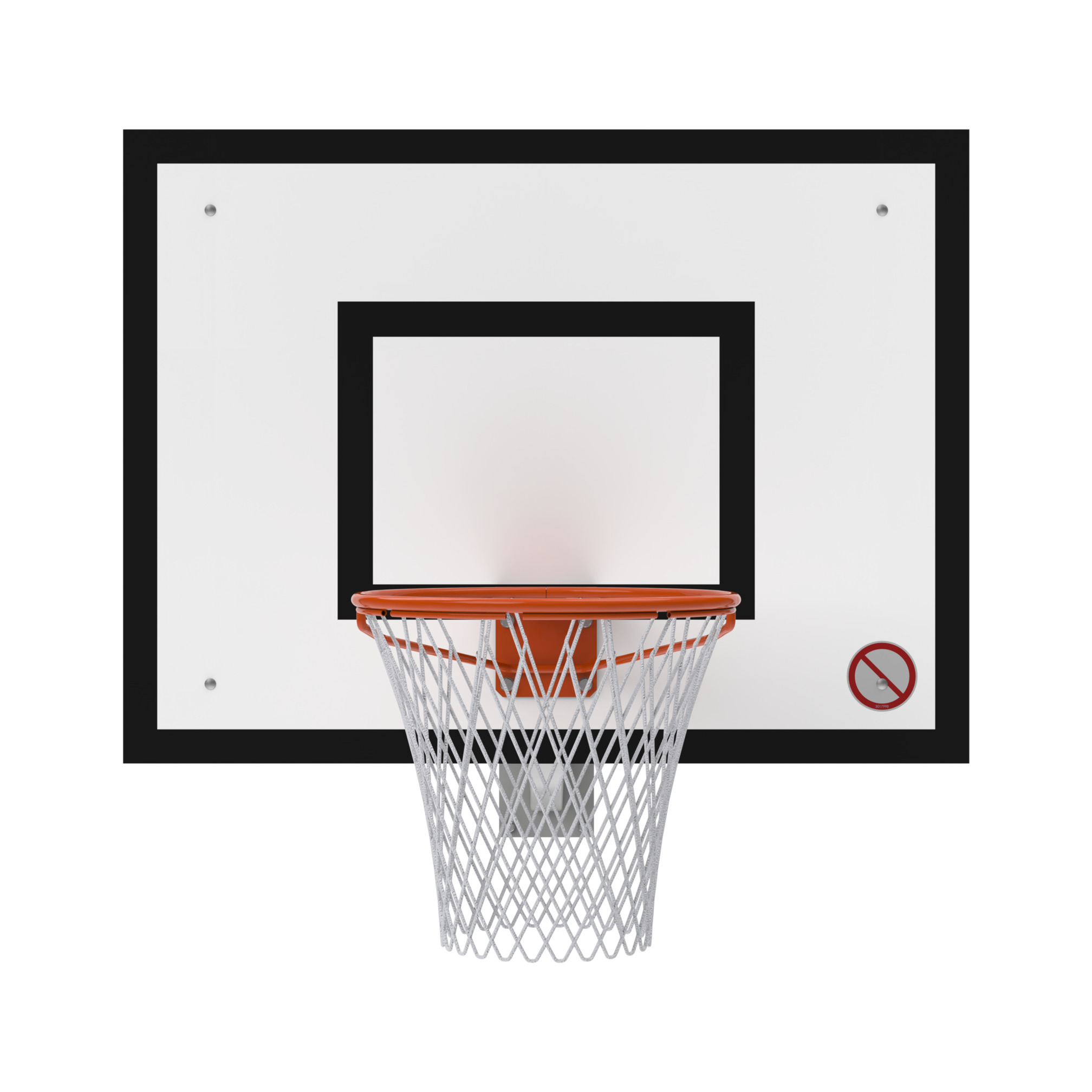 Fixed wall-mounted backboard 120 cm