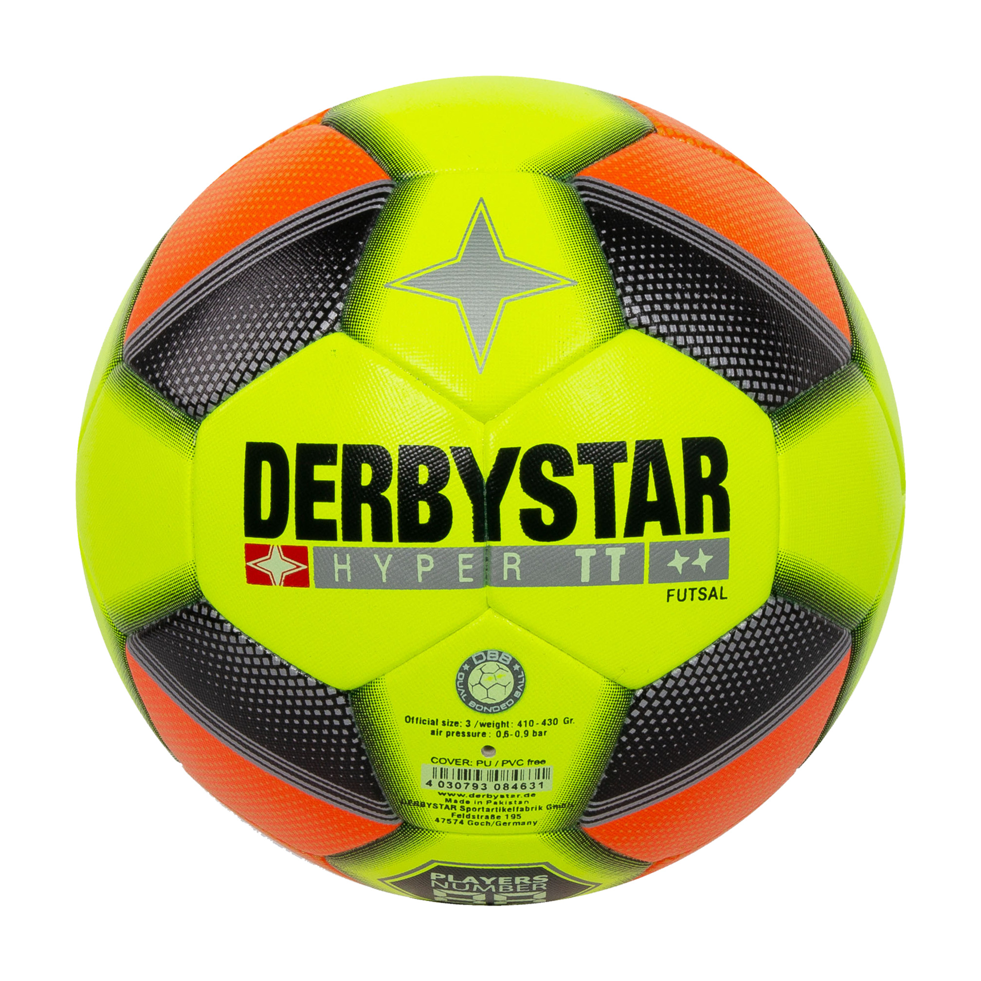 Derbystar Hyper TT Futsalbal maat 4