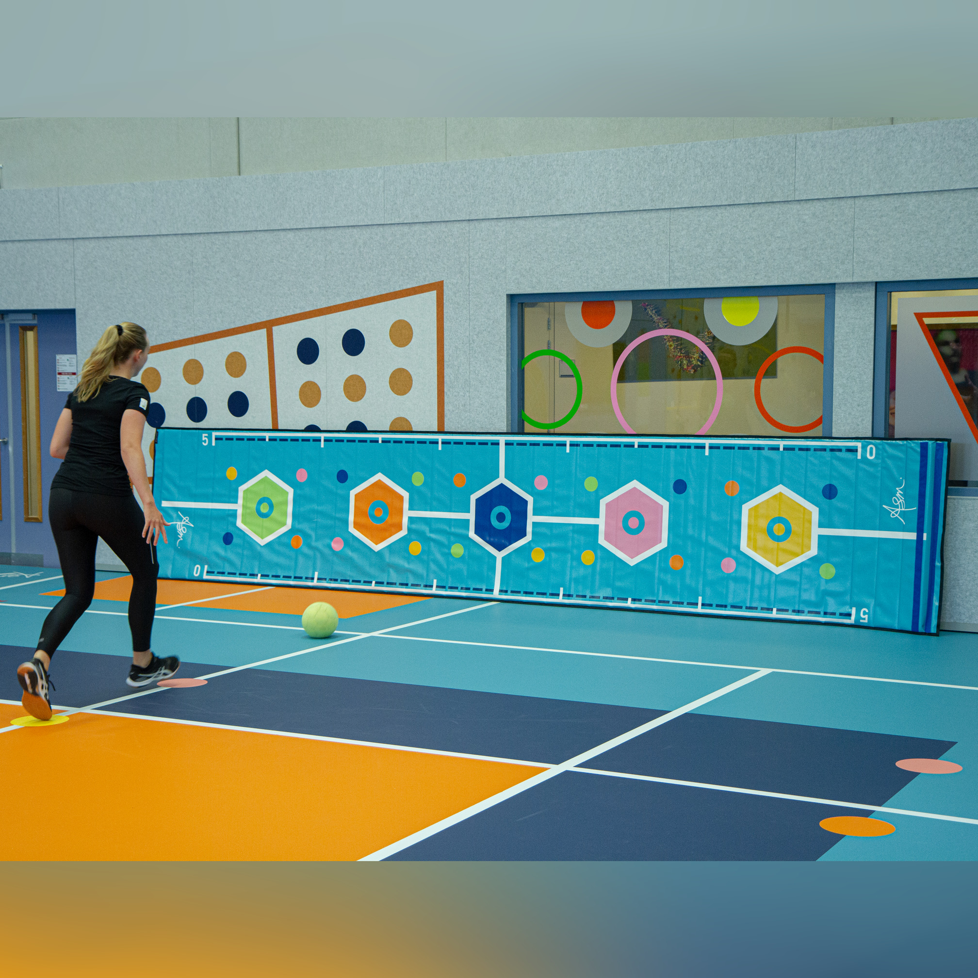 ASM Long Mat - Hexagon - 6m, sandwich padding