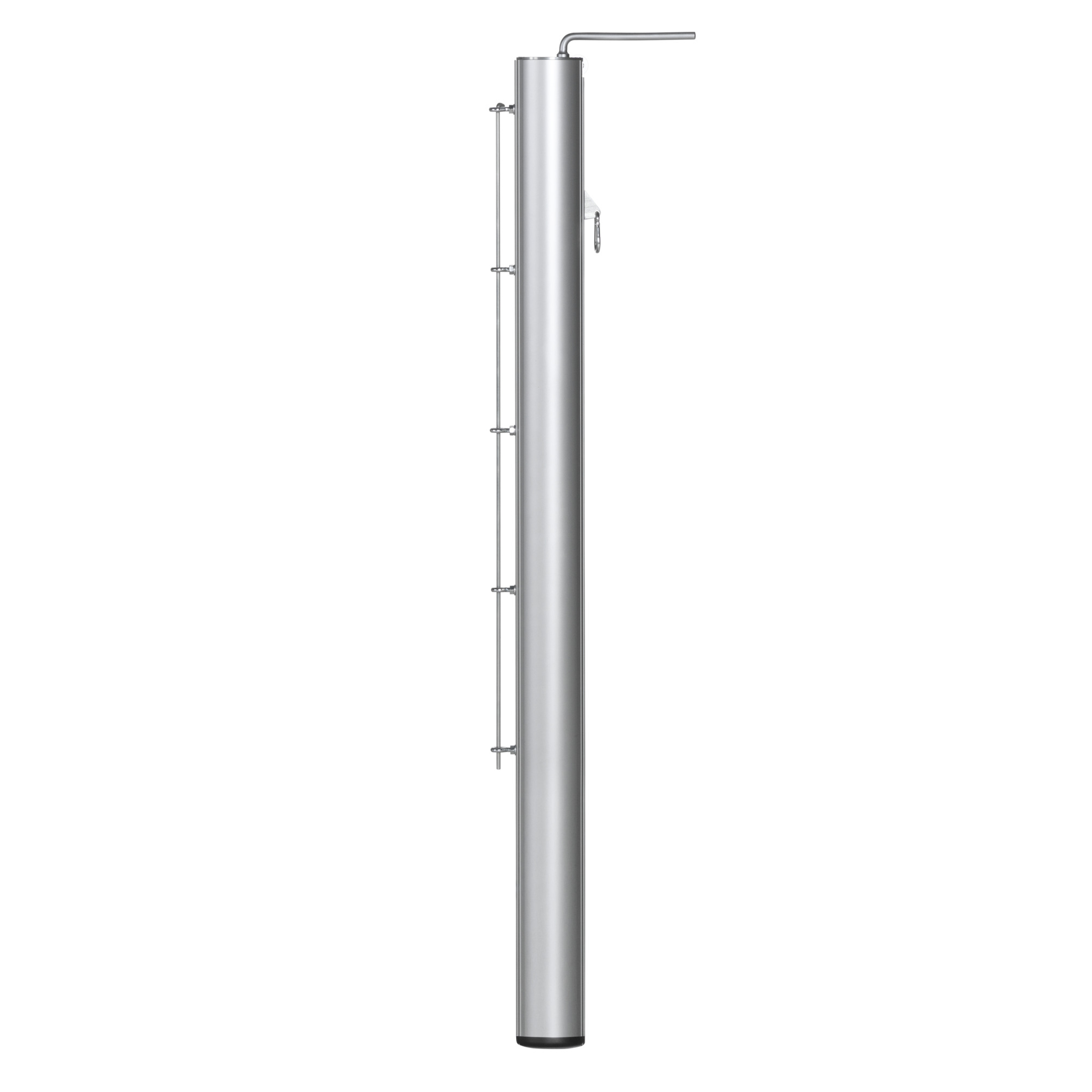 Tennis pole with tension system