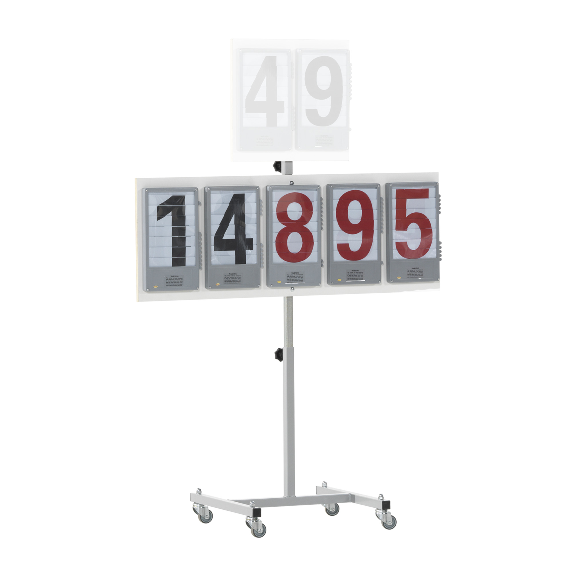 Mobile Noten-Anzeigetafel rollbar
