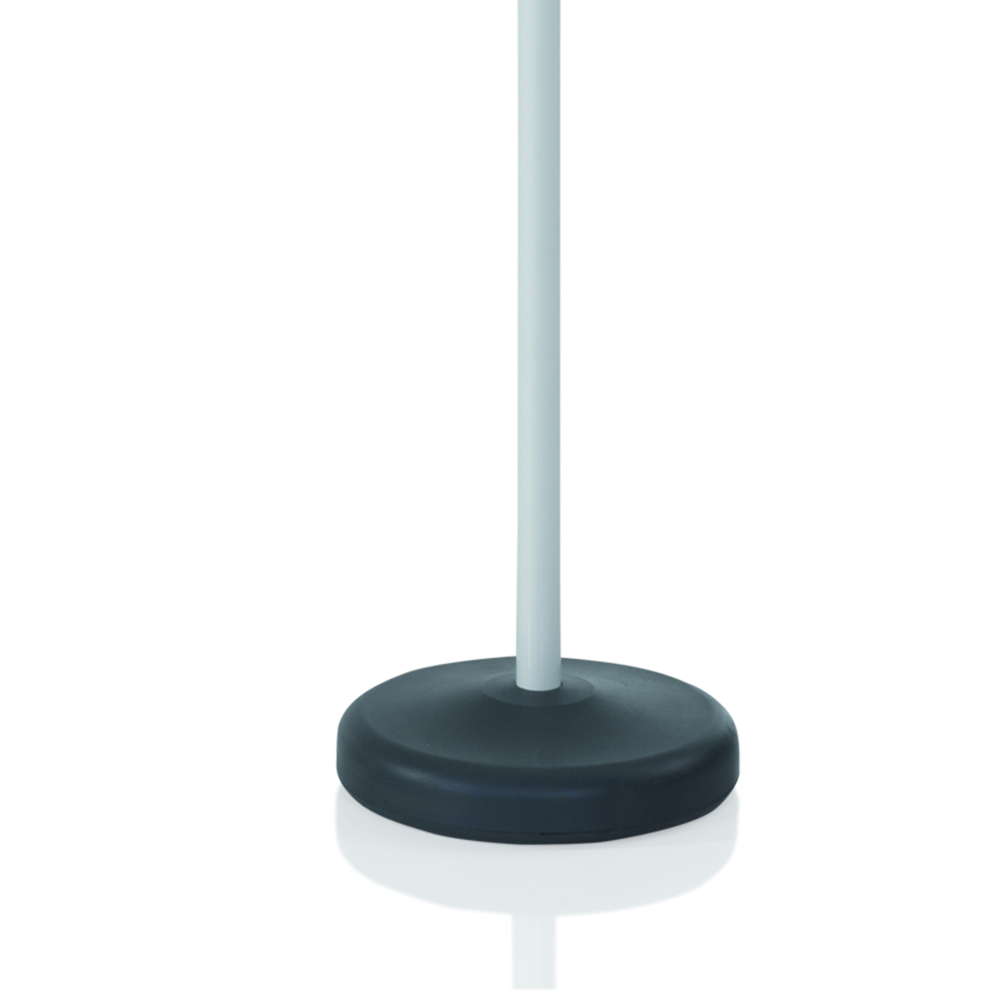 Base post with net support for badminton