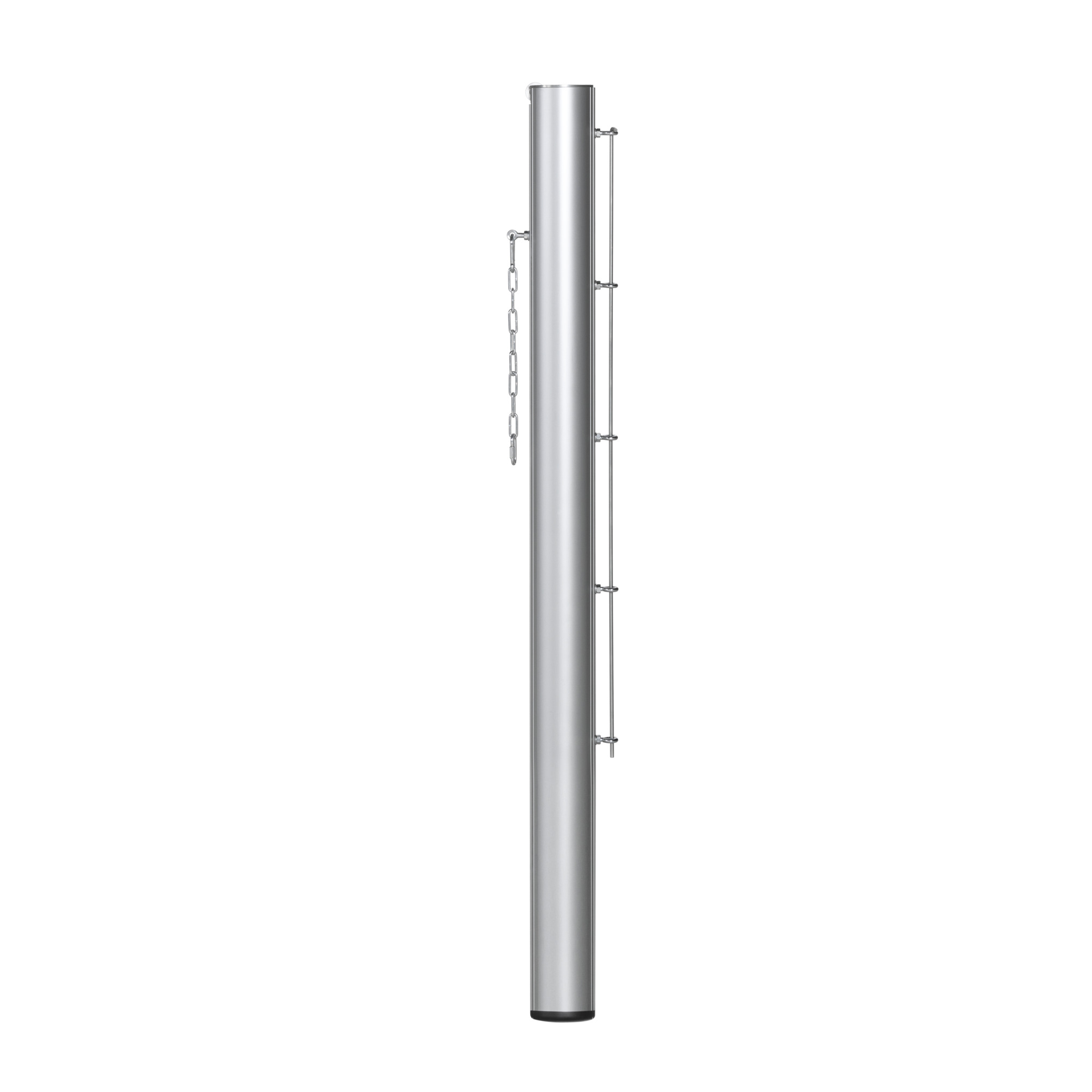 Tennis pole without tension system