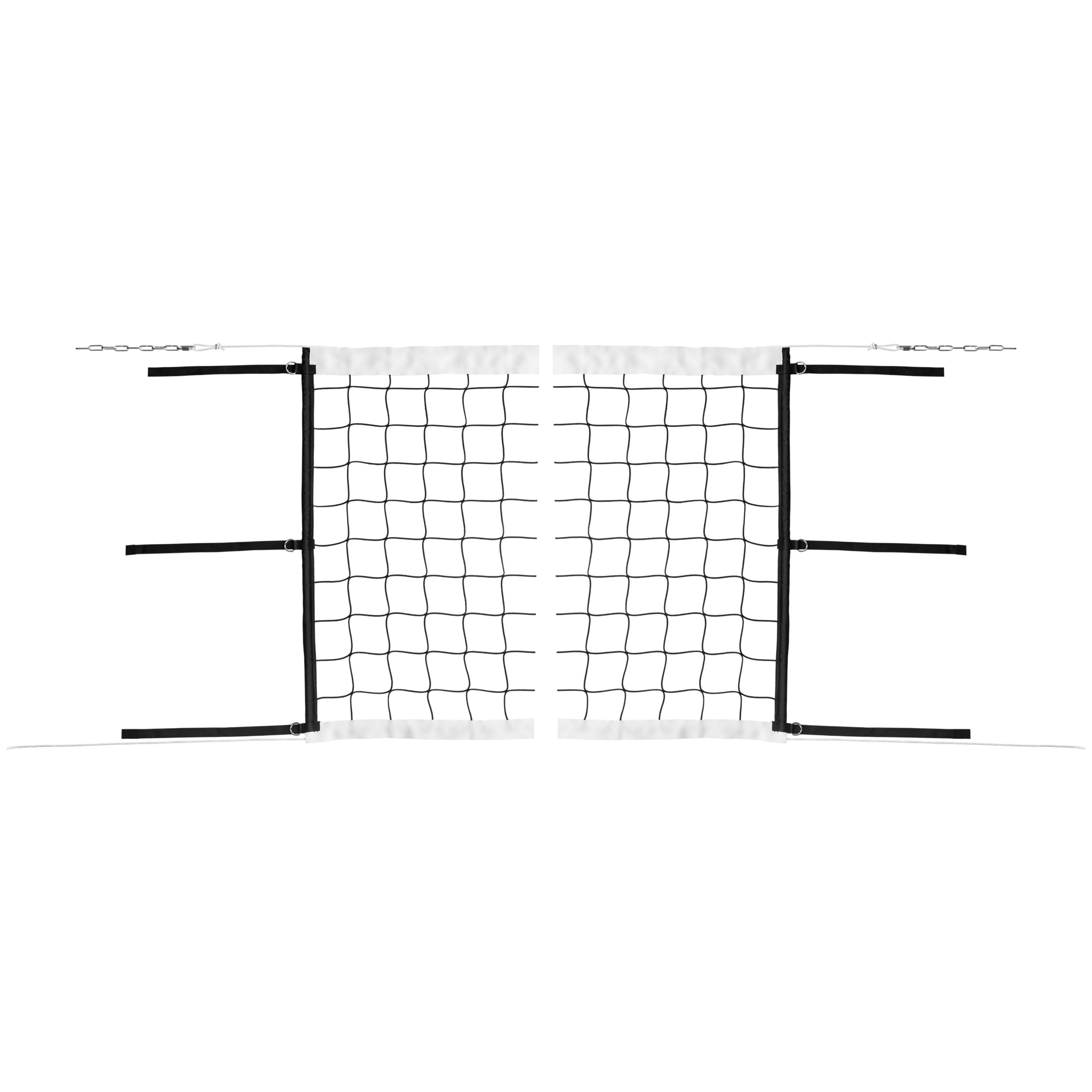 Wedstrijd volleybalnet met klittenband