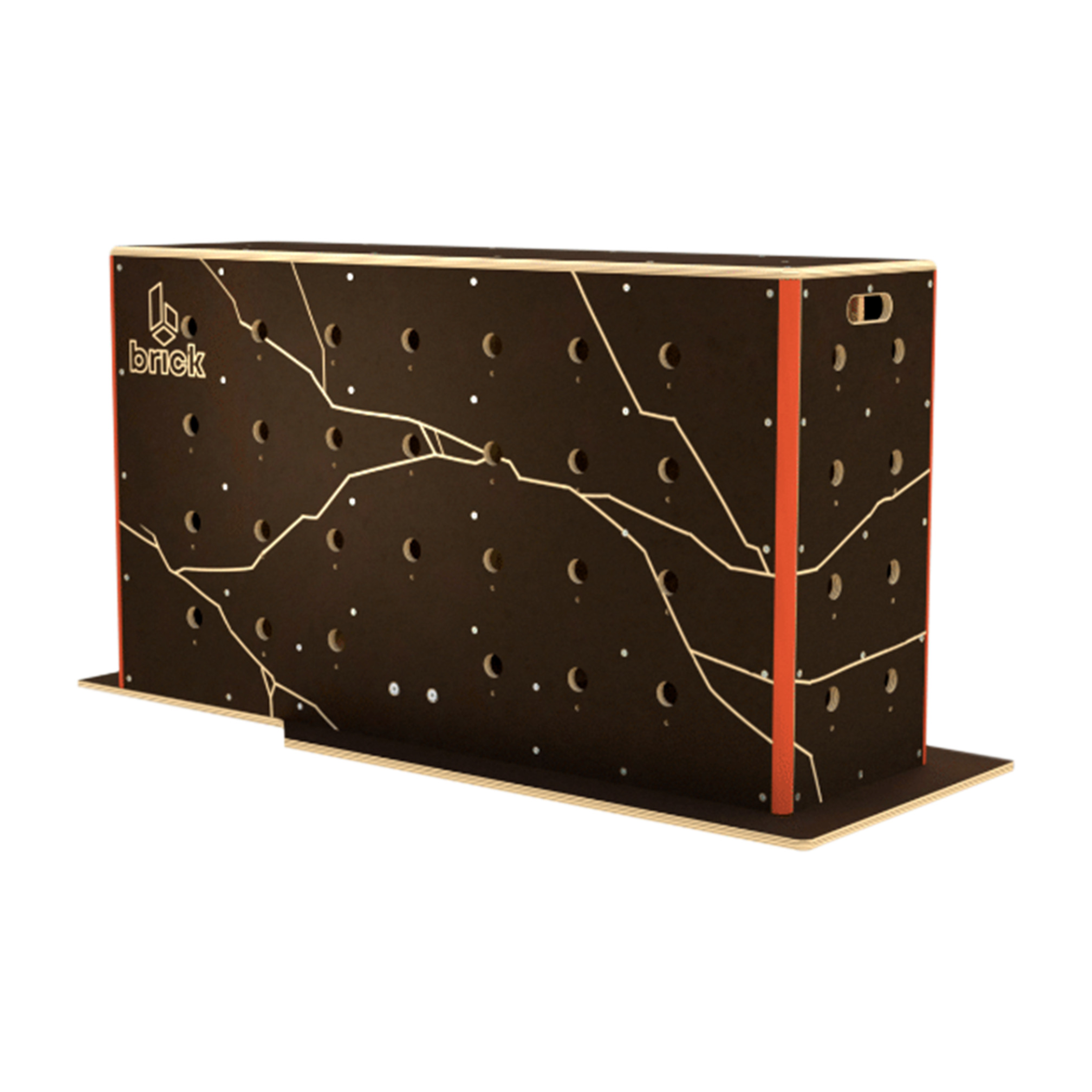 Brick L Wall 73,8x194x95,6cm